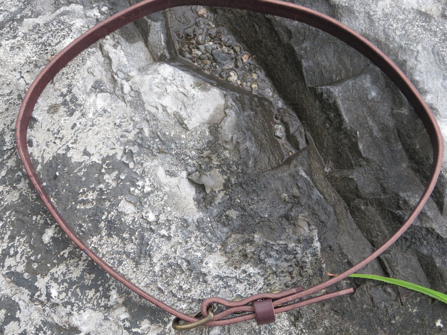 3/4" wide Dark brown Bridle Leather belt narrow belt Full Grain leather belt handmade belt womens leather belt Skinny Leather belt