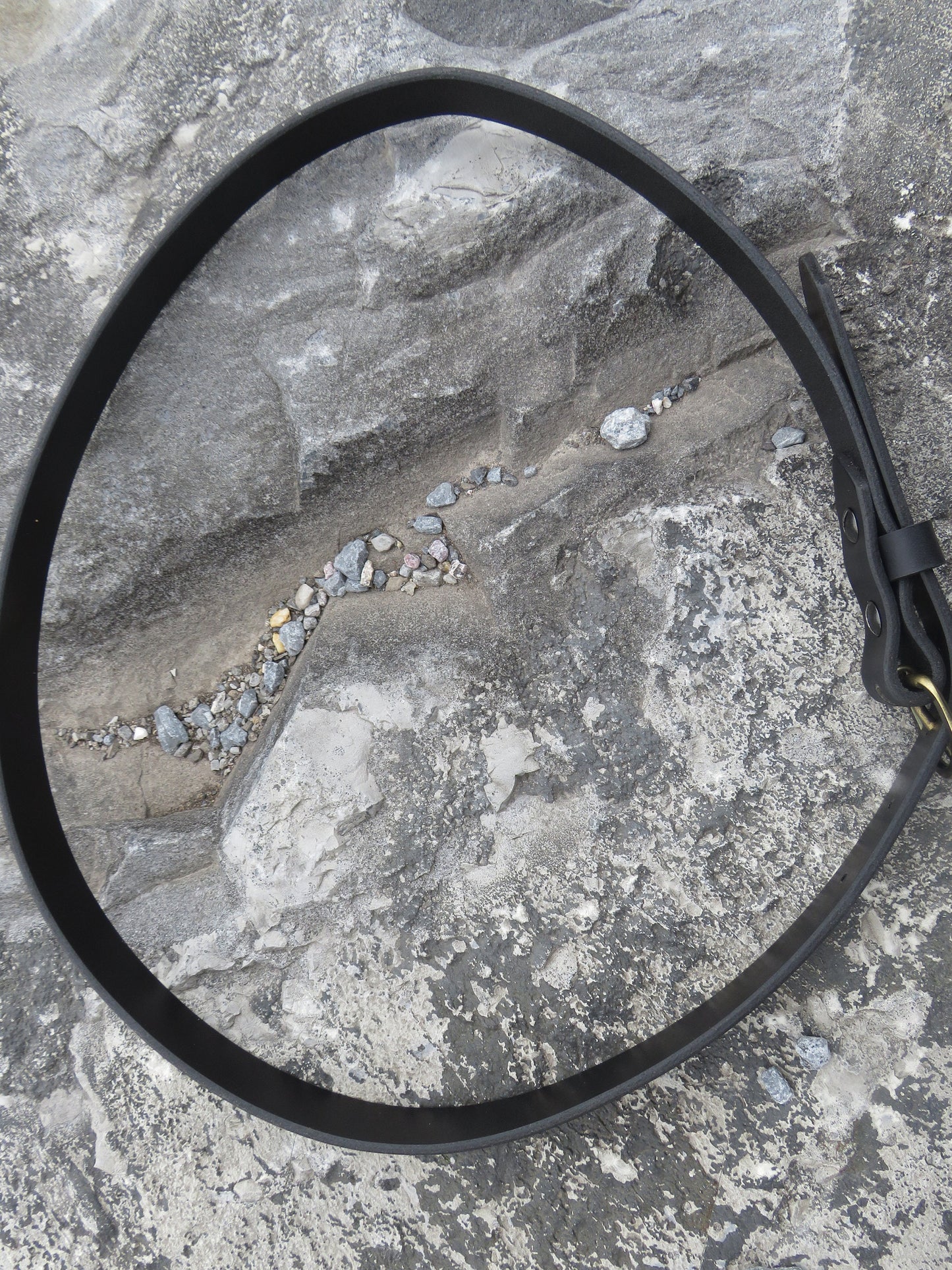 1 inch Black Full Grain leather belt