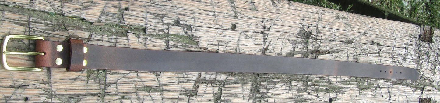 1 1/2" Custom Handcrafted leather belt