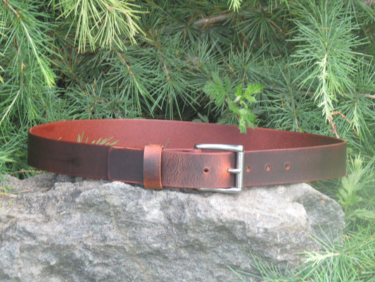 1 1/2" Custom Handcrafted leather belt