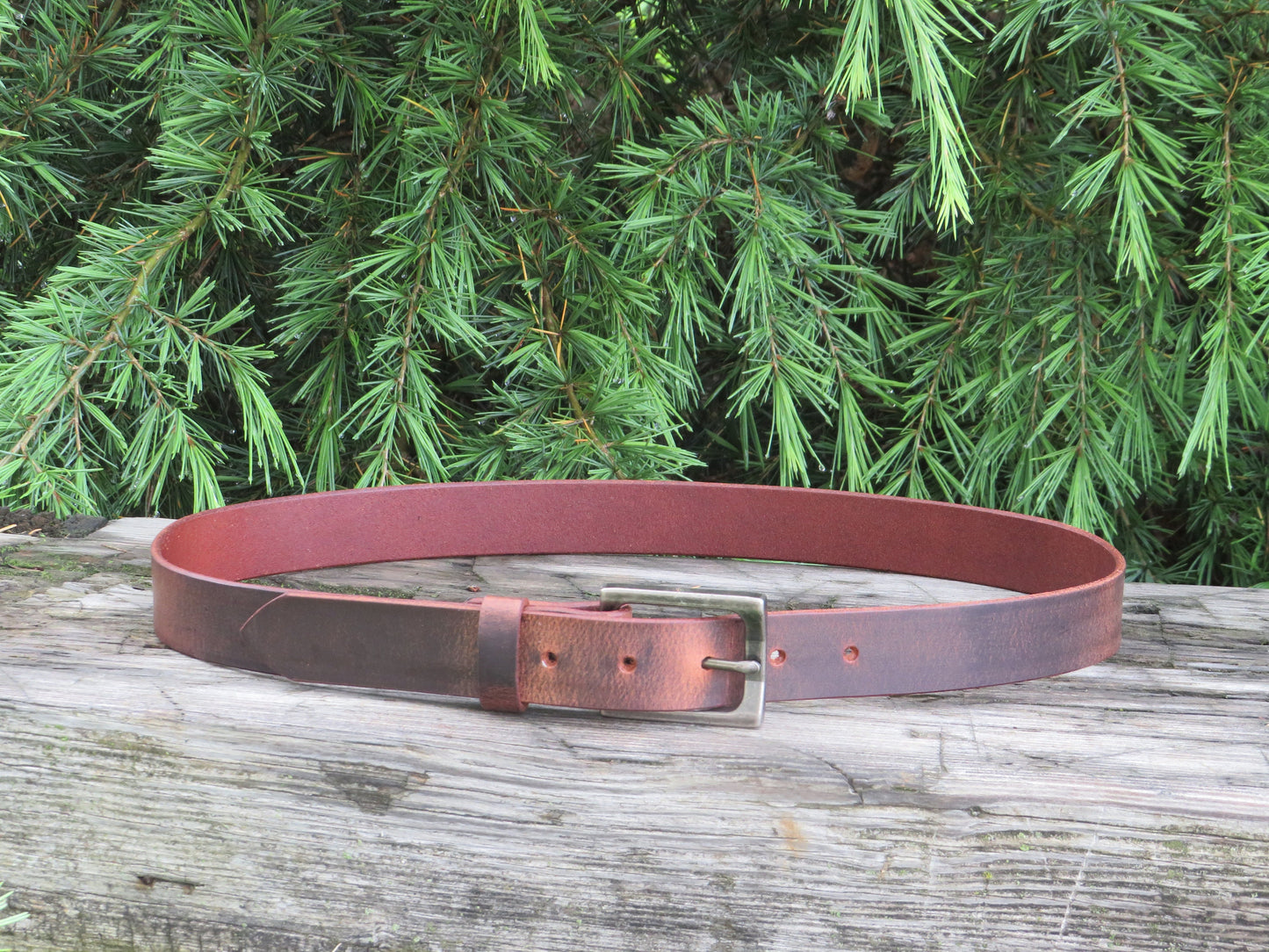 1 1/4" wide Custom Handmade Crazy Horse leather Belt