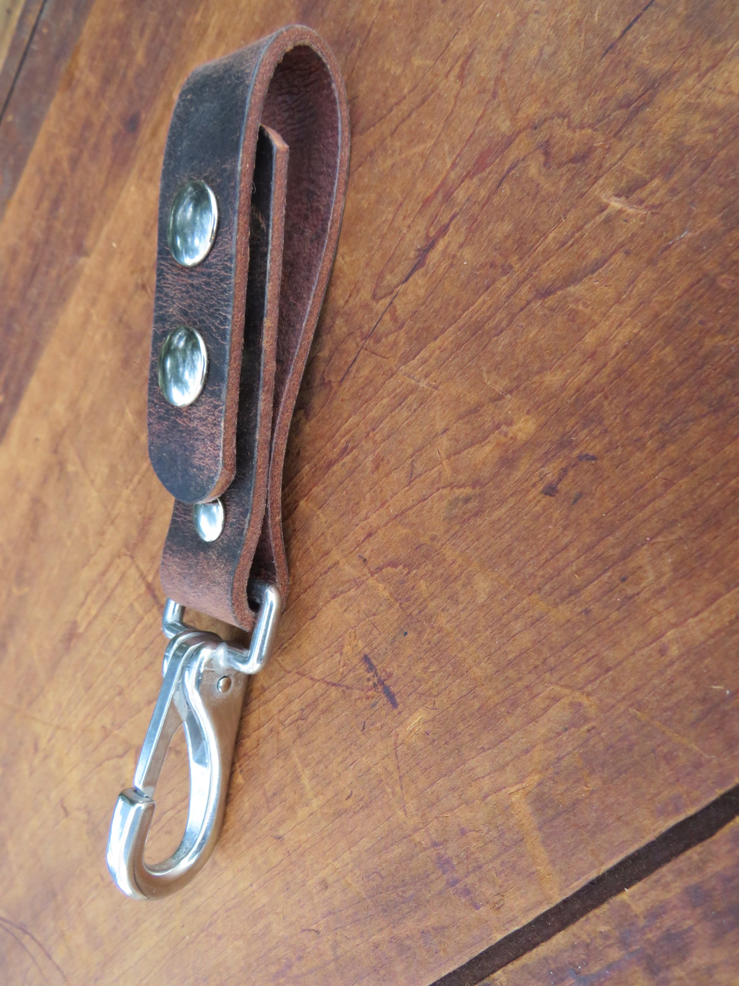 Handmade full grain leather, utility belt, knife holder, tool holder, Full grain leather, keyholder, belt loop key holder,belt keeper