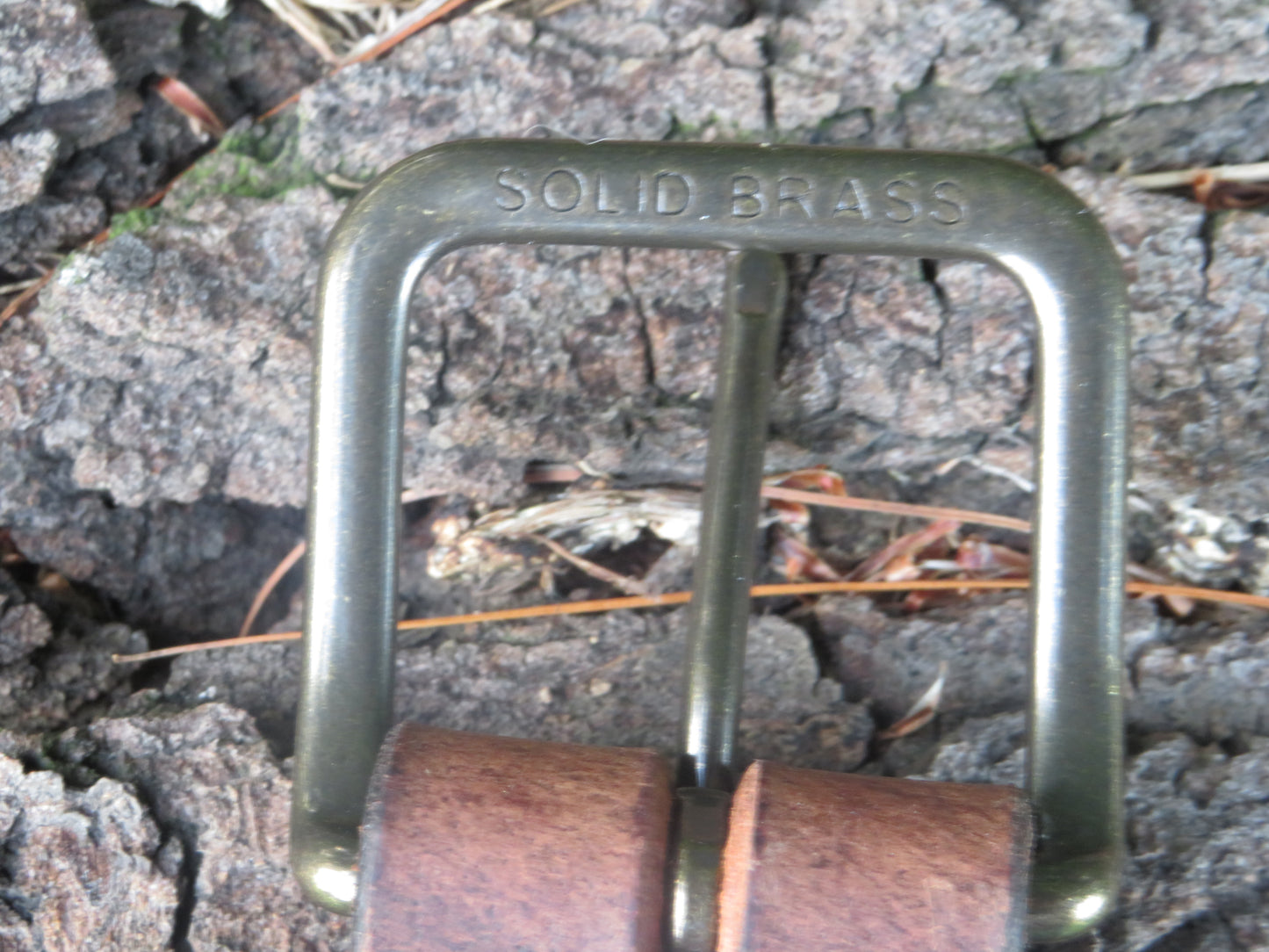 1 1/2" wide Crazy Horse leather belt