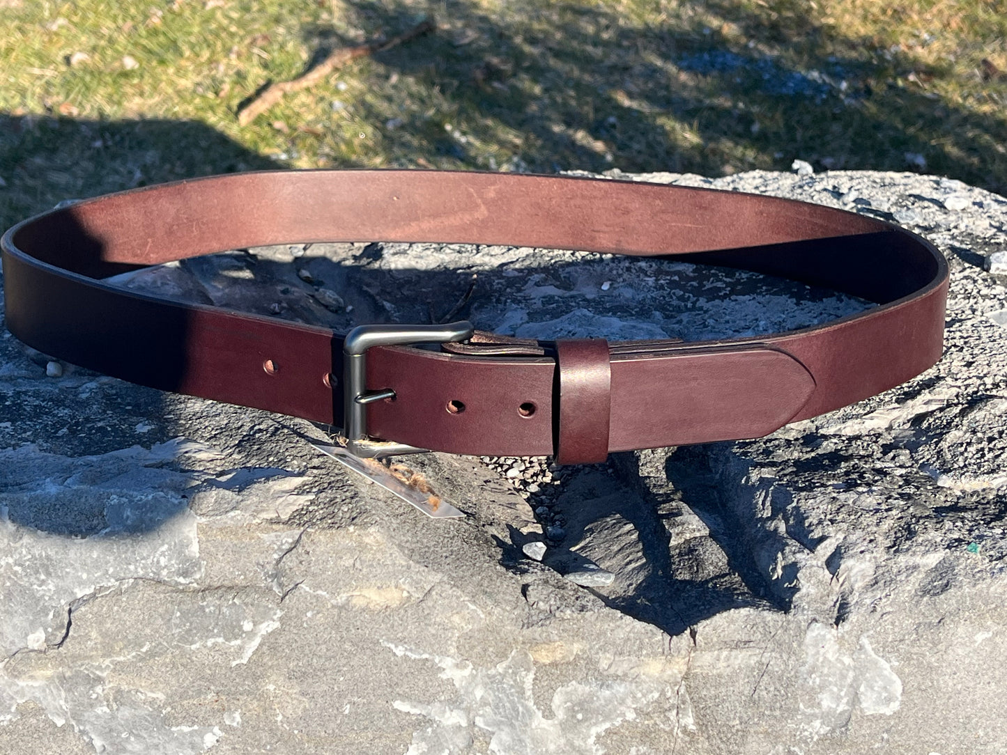1 1/2" Dark Brown Bridle Leather belt, Custom Handmade Belt,Full grain leather belt ,womens leather belt monogrammed belt, unisex belt