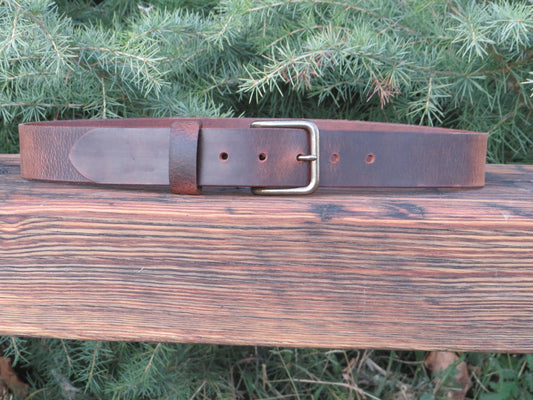 1 1/2" Custom Handmade Crazy Horse Leather Belt