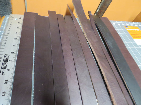 5 pounds of veg tanned leather straps