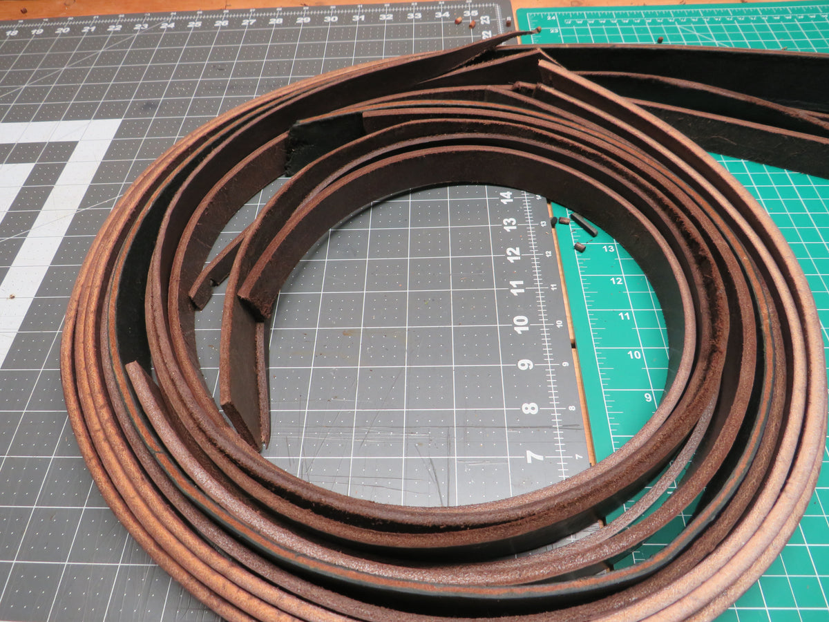 5 pounds of veg tanned leather straps