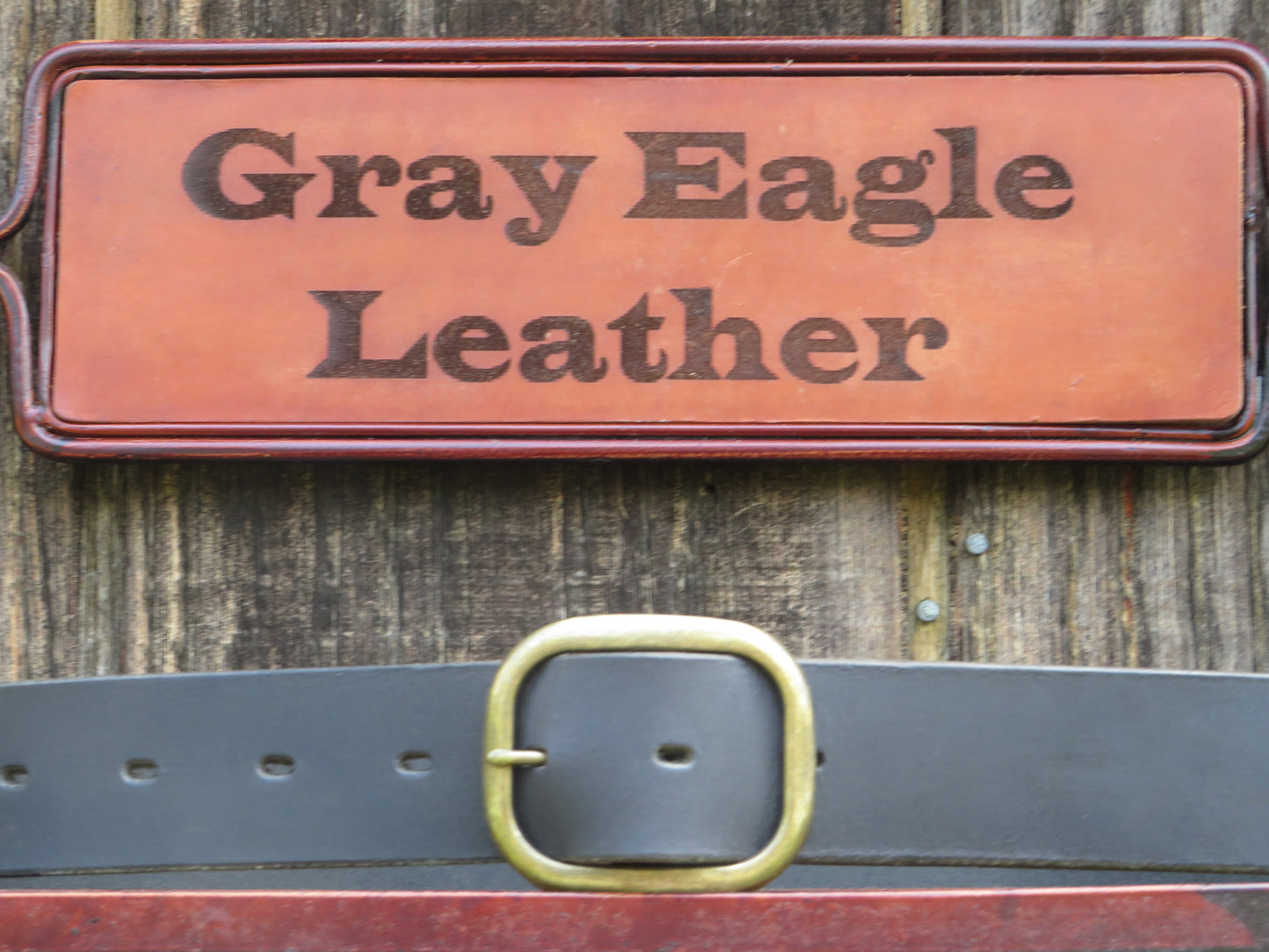 1 1/2" Custom Handcrafted full grain leather belt