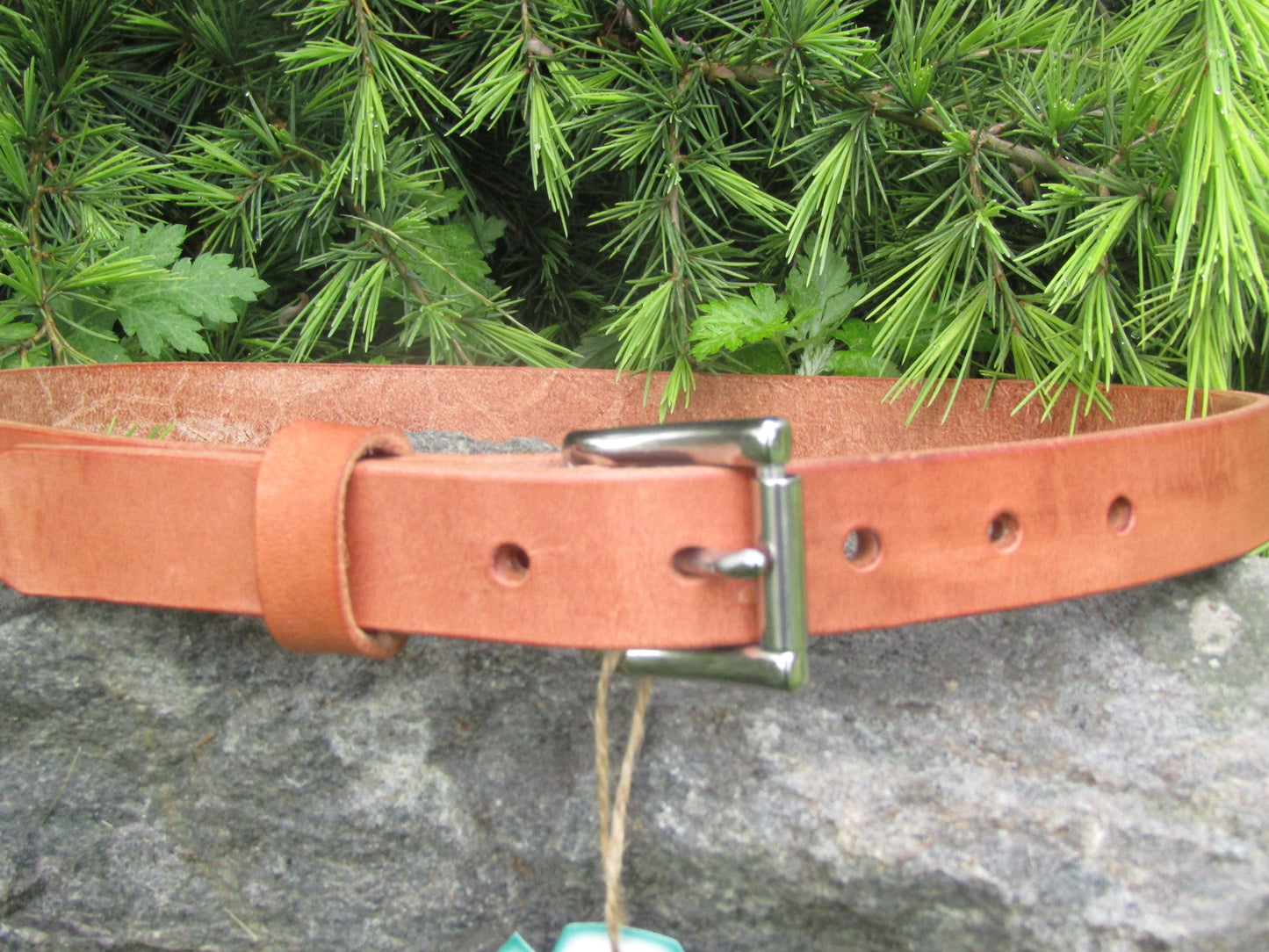 1 inch wide Hermann Oak Harness Leather belt