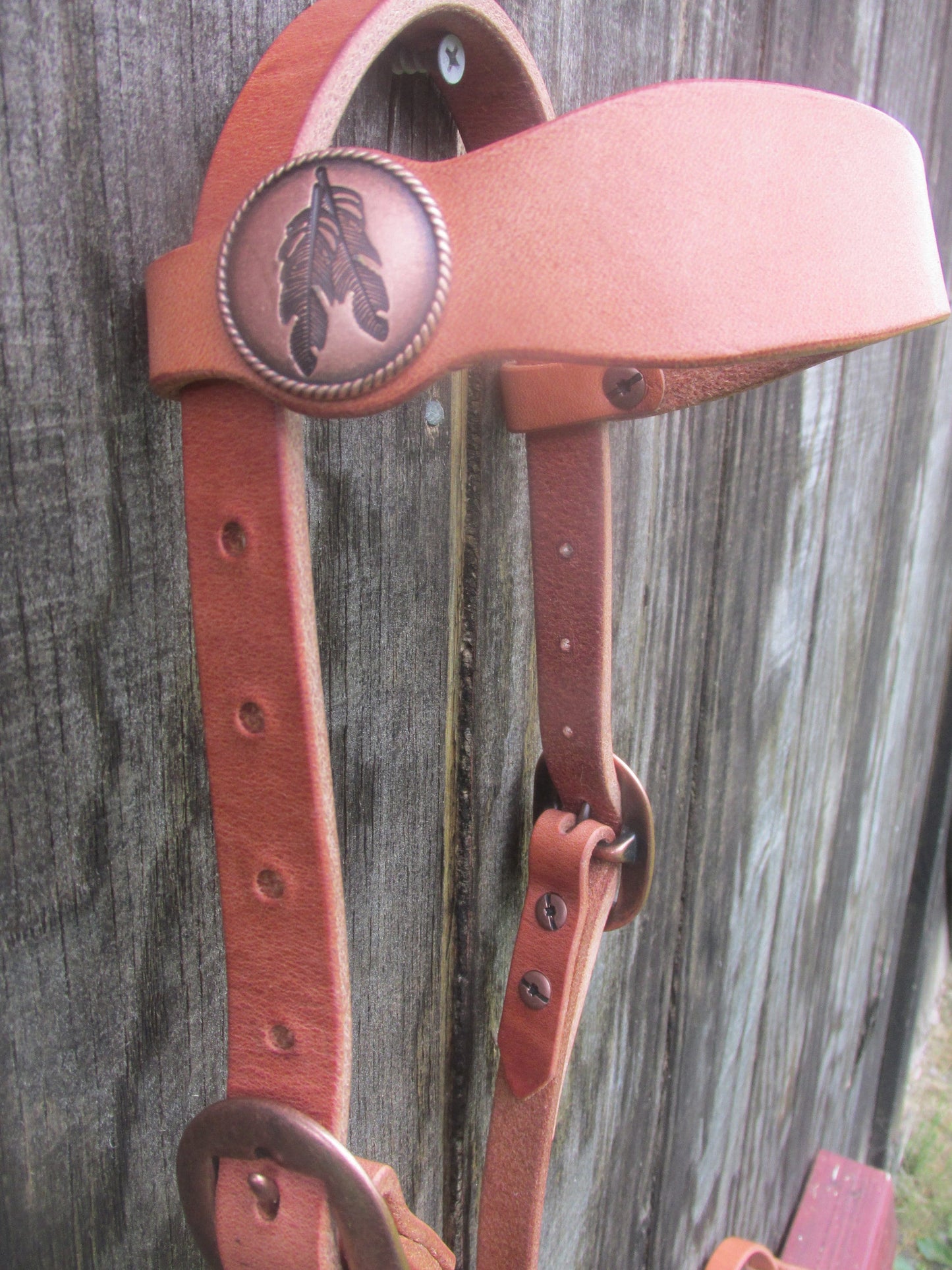 Hermann Oak Harness Leather Headstall Bridle Draft to pony sizes available