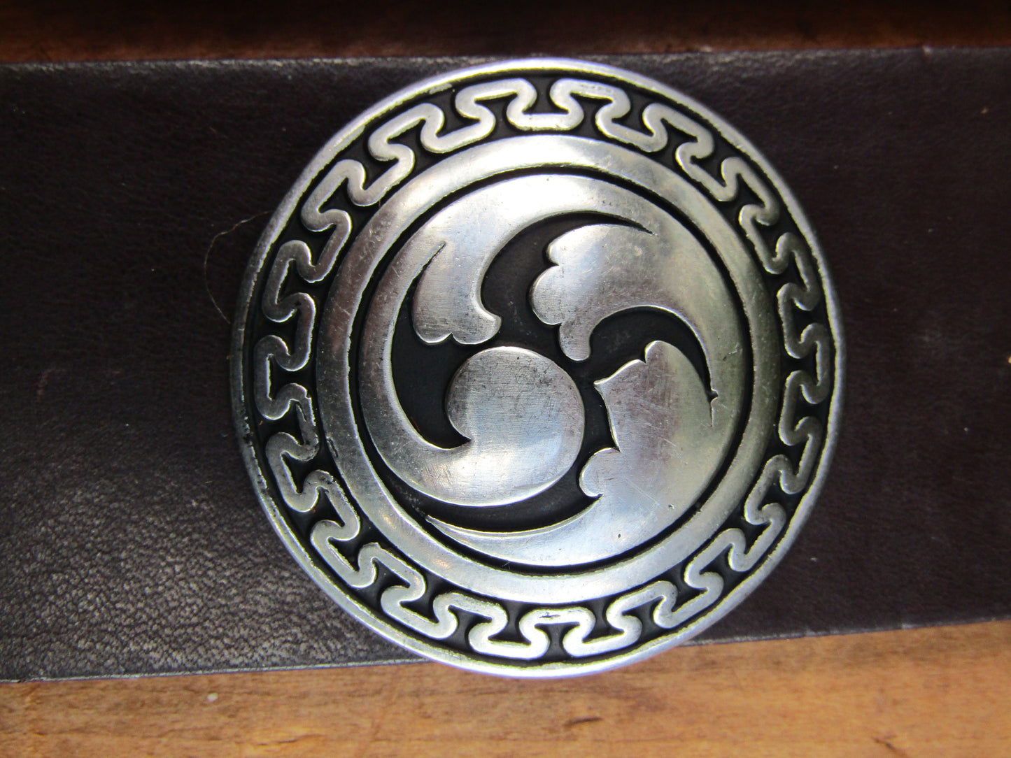 Pair of Jeremiah Watt conchos, Carlos , stainless steel concho , Horse, pony, western , headstall, tack