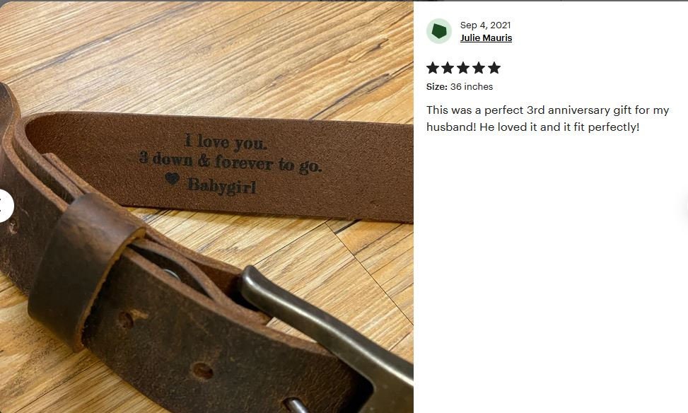 1 1/2" Custom Handcrafted leather belt, full grain leather belt