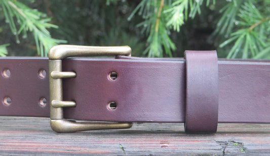 Dark brown Bridle Leather belt mens leather belt womans leather belt Made in USA with US hides Custom made belt handmade leather belt