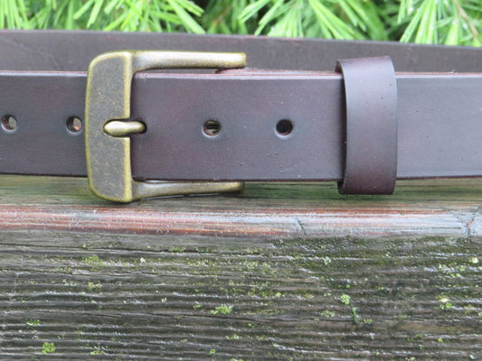 Discounted 29-40 inch waist Dark brown bridle Leather belt, thick leather belt, Made in US with US hides 30-42 belt, leather work belt