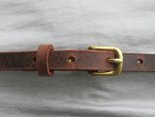 1/2" Handmade Full-Grain Water Buffalo Leather Belt