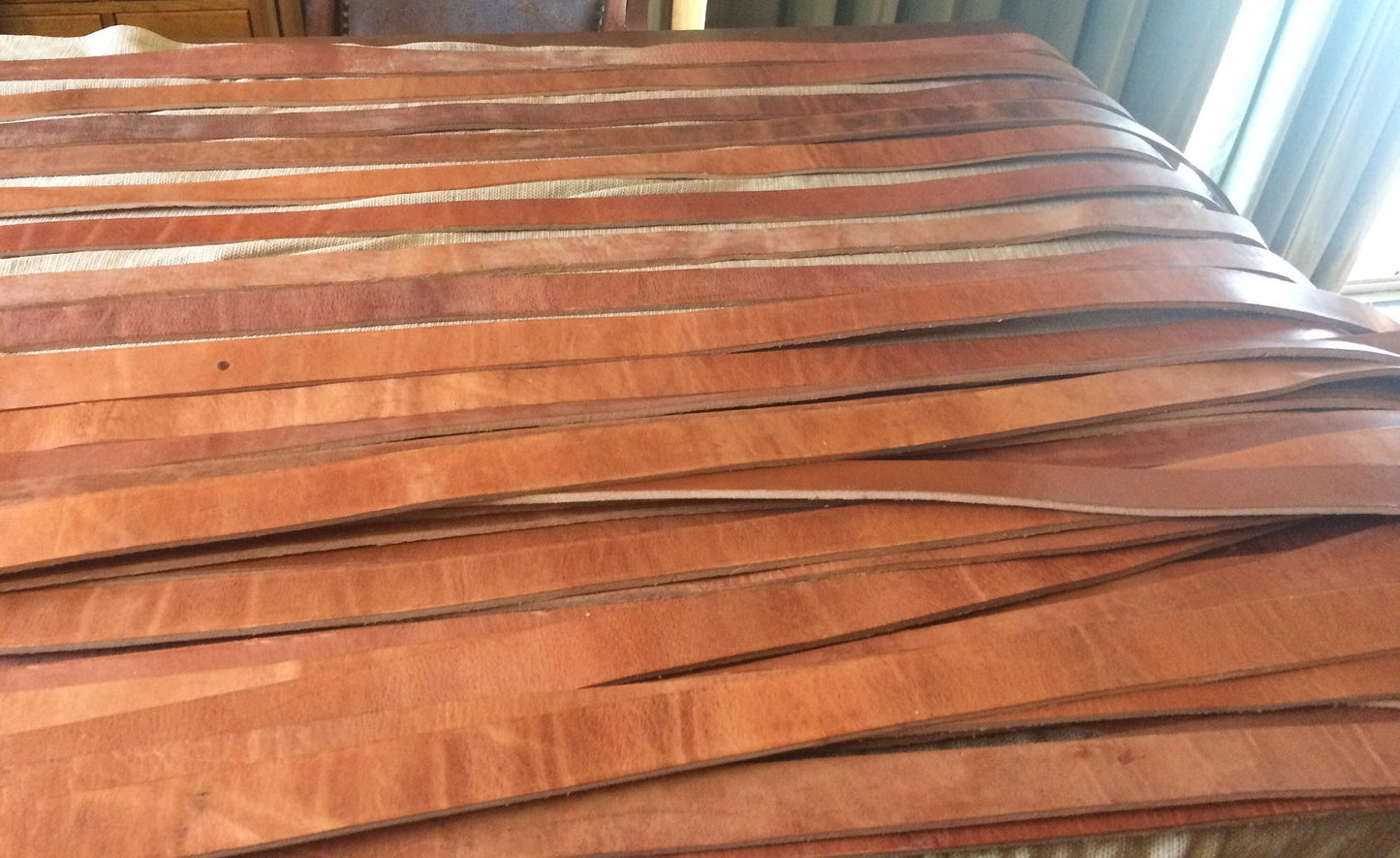 Hermann Oak Harness Leather Men's thick work belt, gun belt, casual belt. Made in US with US hides. Custom made, Rugged Belt, Thick belt