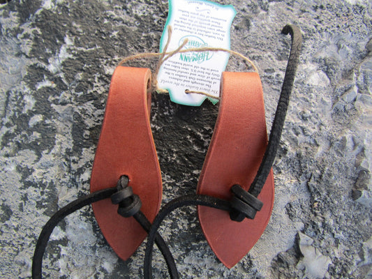 Hermann Oak harness leather slobber straps, Western bridle, leather water loops leather reins