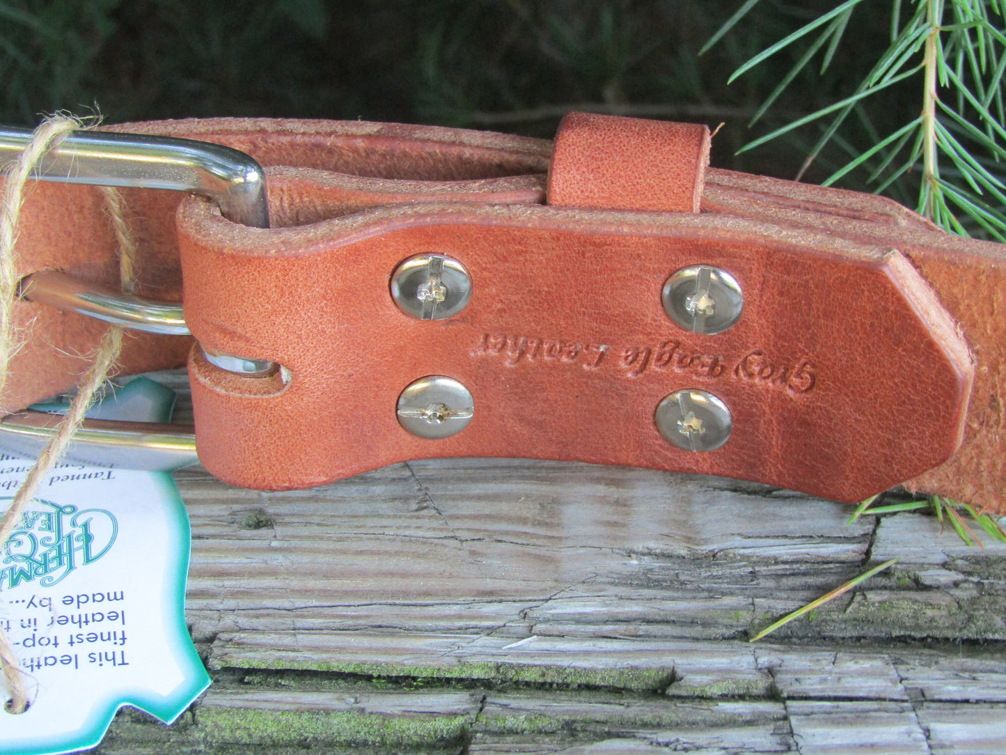 1 1/2" Hermann Oak Harness Leather belt