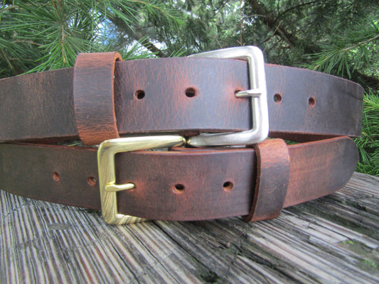 Mens Casual Vintage look Custom Handmade Belt Crazy Horse Water Buffalo leather/Rustic leather belt /monogrammed belt/Full Grain leather