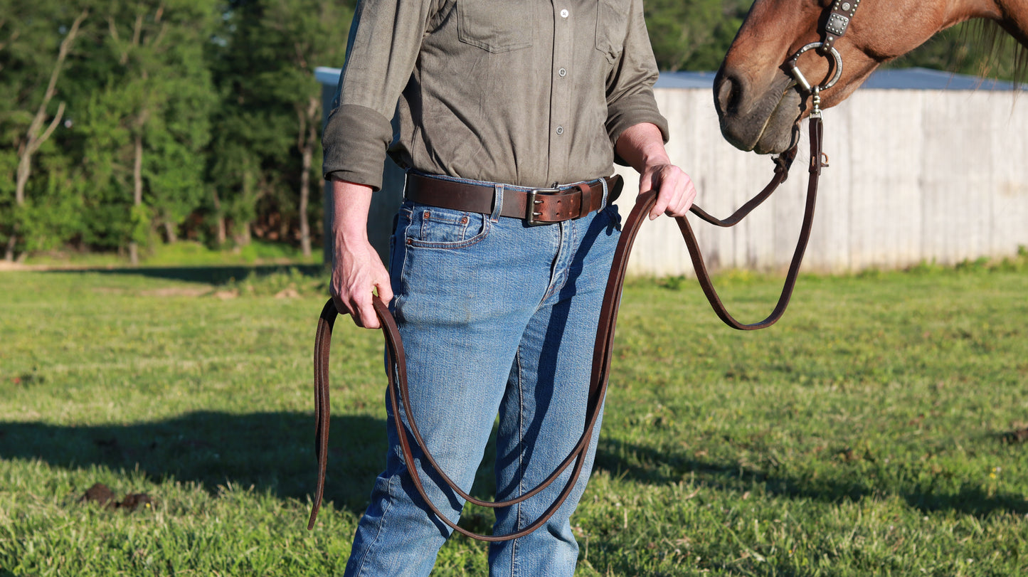 1 1/2" Custom Handcrafted leather belt full grain leather belt