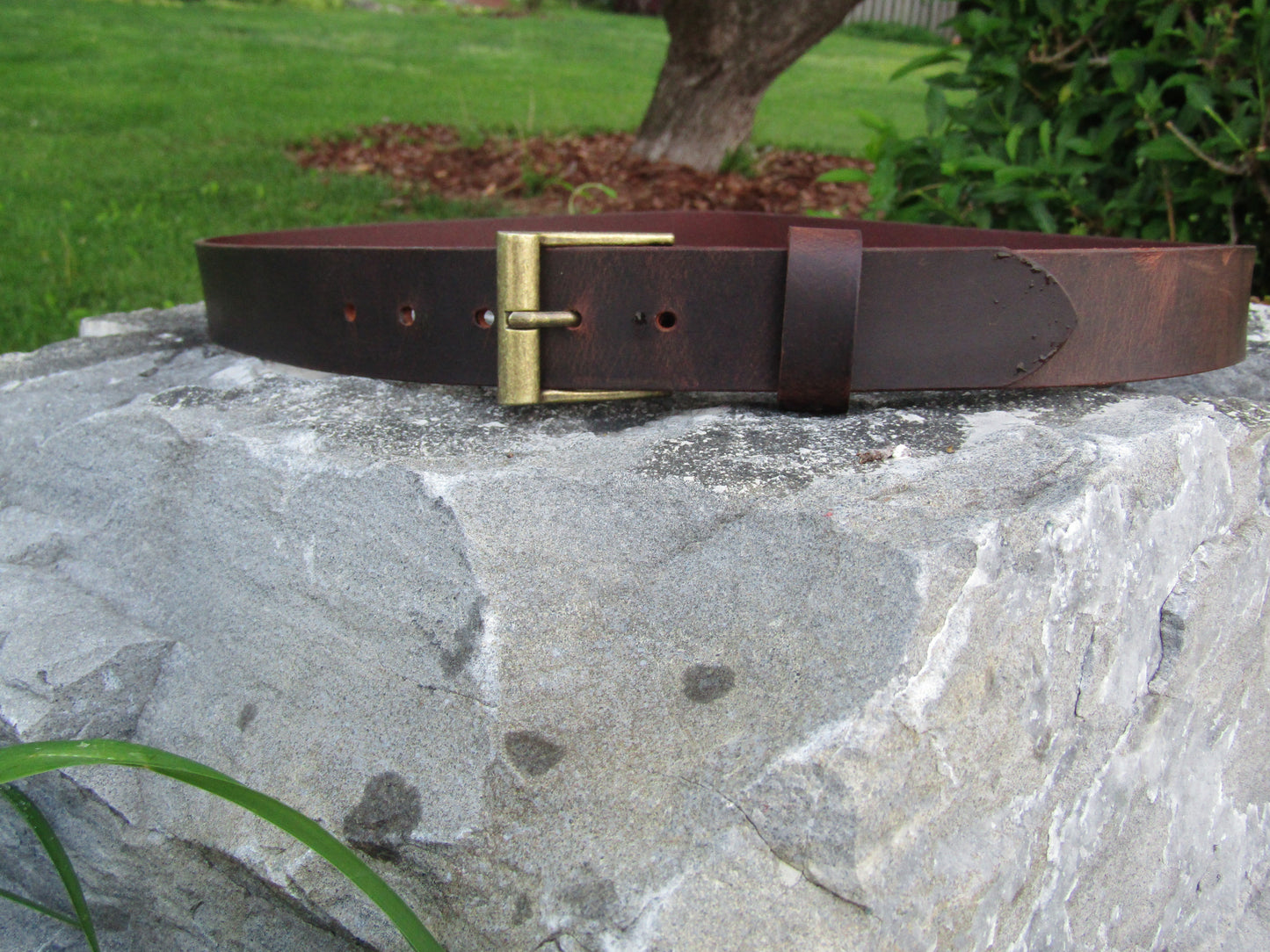 1 1/2" wide Water Buffalo leather belt / Custom Handmade Belt Crazy Horse leather/Rustic leather belt /Full Grain leather