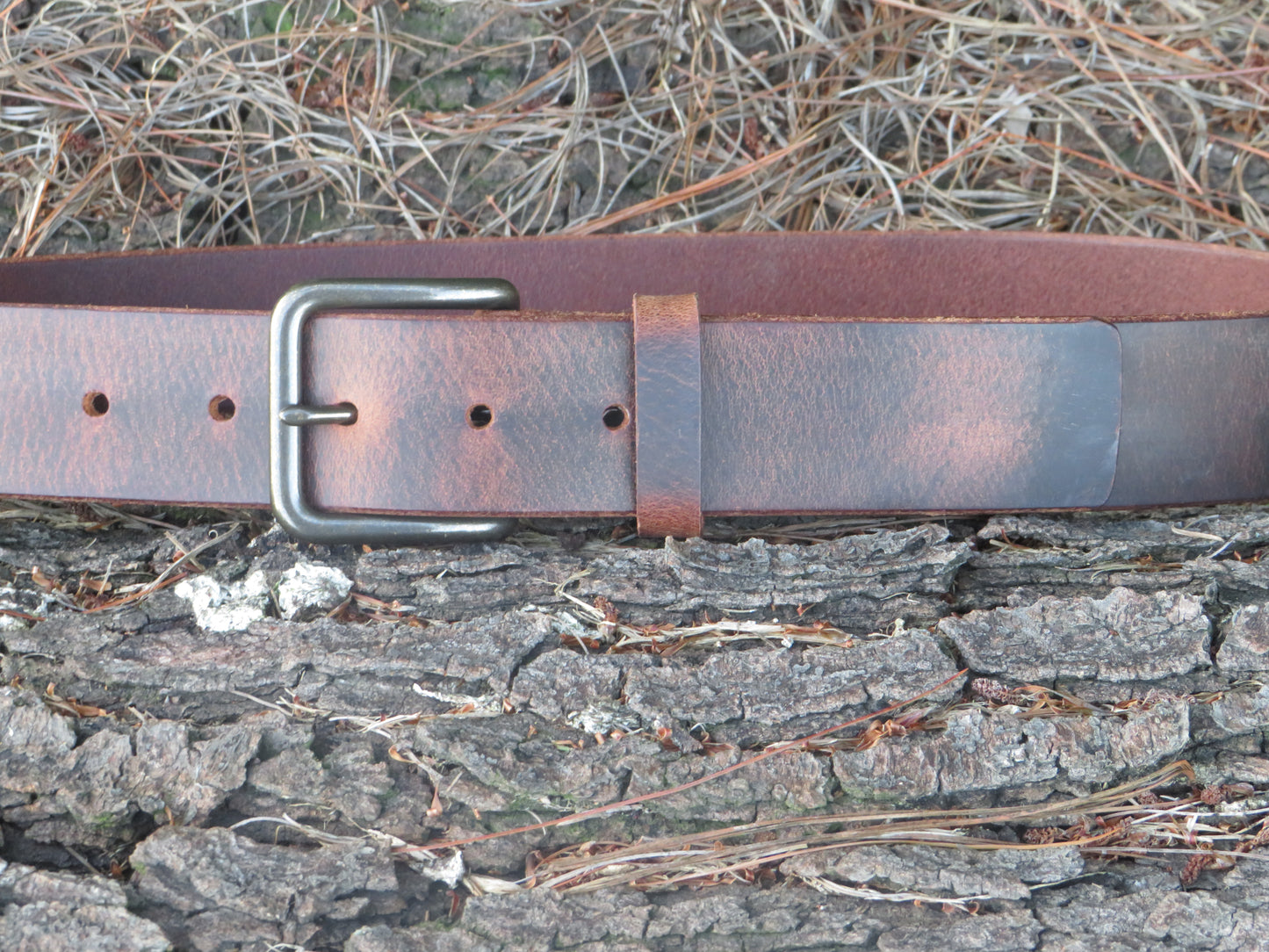 1 1/2" wide leather belt, Casual Vintage look Custom Handmade leather belt, Made in USA ,Rustic leather belt, womans belt, mens leather belt (Copy) (Copy)