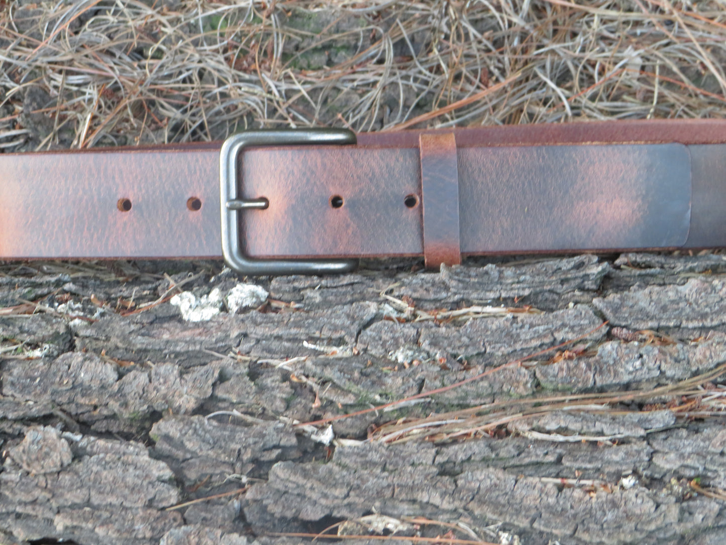 1 1/2" wide leather belt, Casual Vintage look Custom Handmade leather belt, Made in USA ,Rustic leather belt, womans belt, mens leather belt (Copy) (Copy)