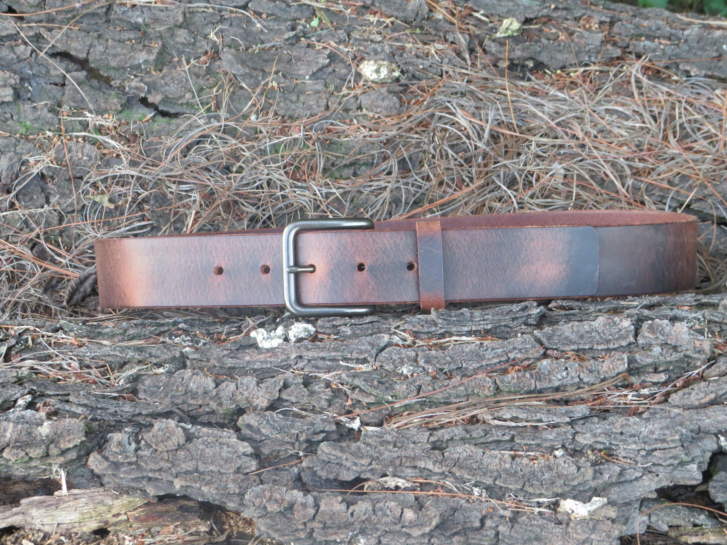 1 1/2" wide leather belt, Casual Vintage look Custom Handmade leather belt, Made in USA ,Rustic leather belt, womans belt, mens leather belt (Copy) (Copy)