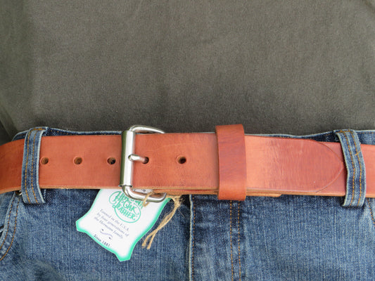 1 1/2" Hermann Oak Harness Leather belt