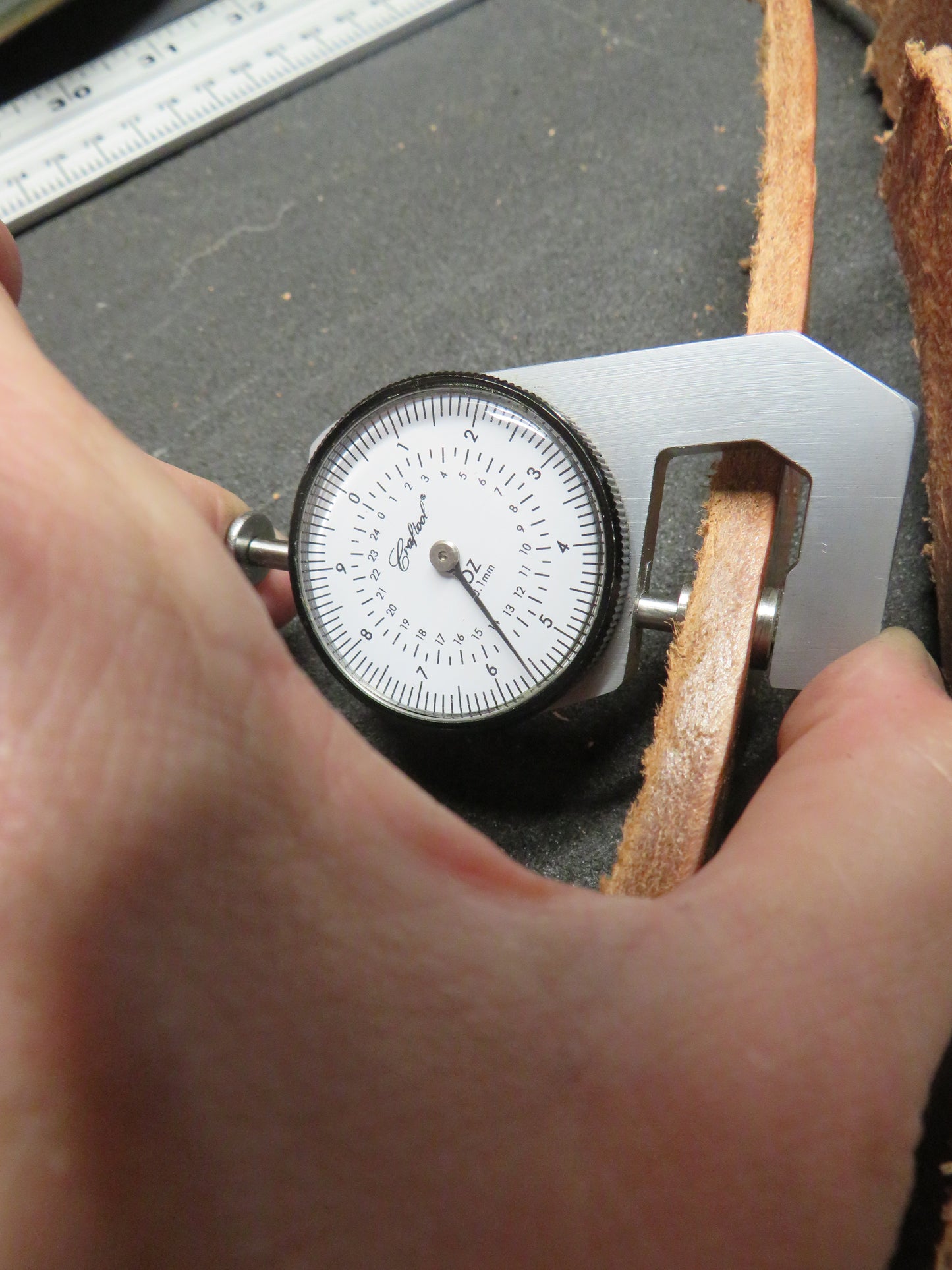 8 Pound box of Hermann Oak harness leather belt remnants