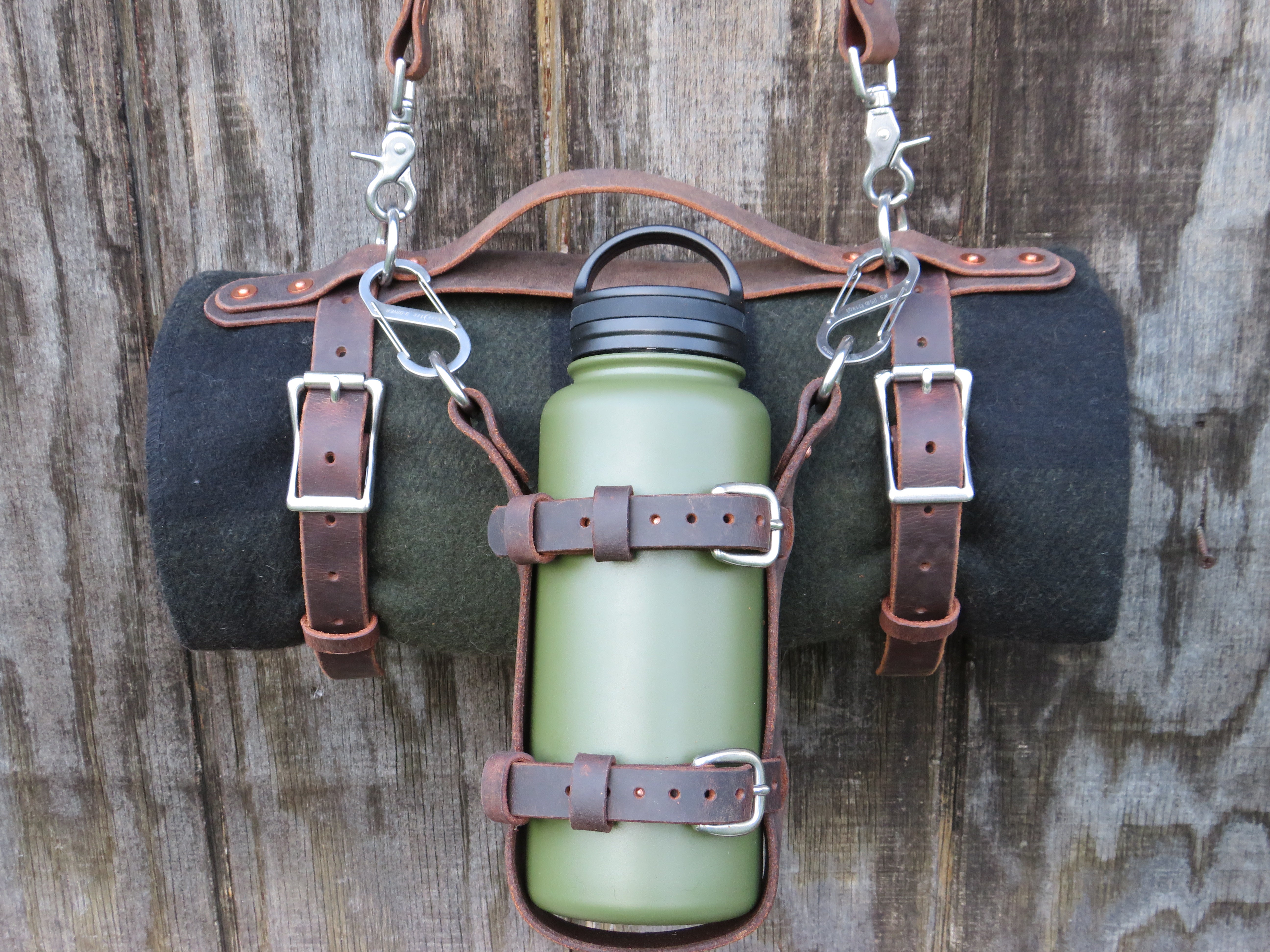 Leather Chest Harness / Water Bottle Holder Mexico hot