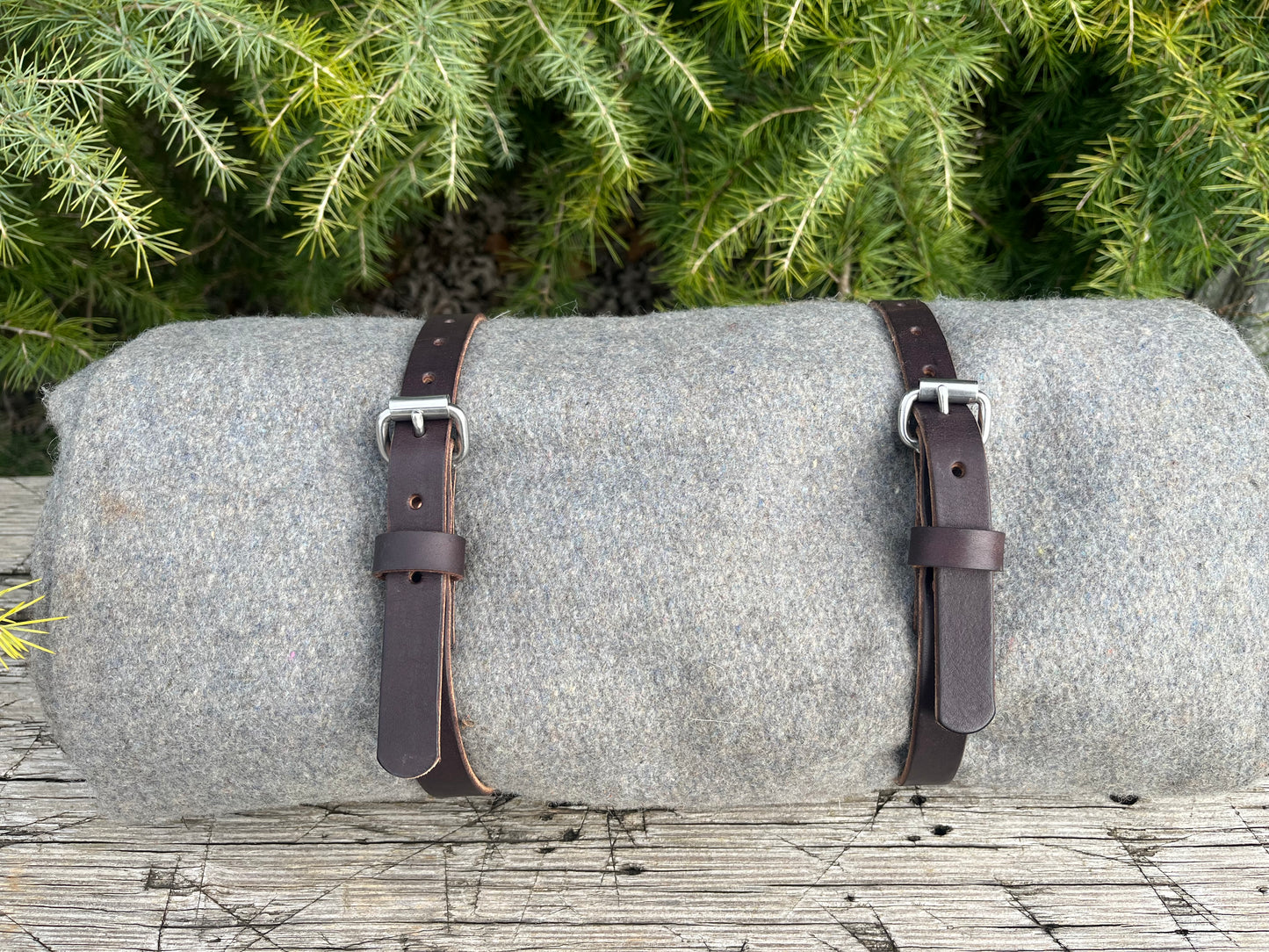 Pair of Dark Brown Bridle leather straps, leather edc straps, leather blanket straps, bedroll straps, camping straps, leather straps