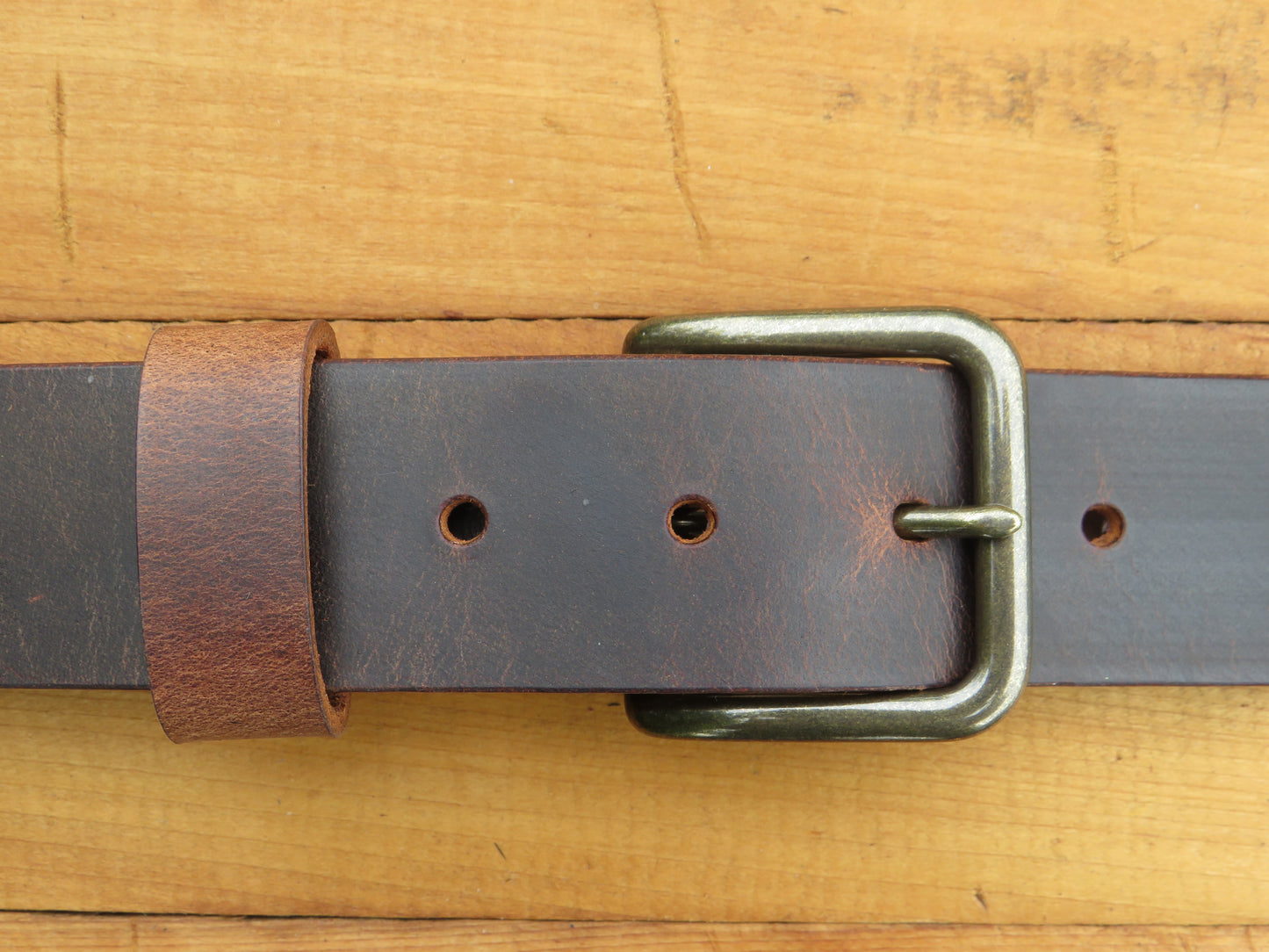 1 1/2"  Custom Handmade Crazy Horse or Classic Black Leather Belt