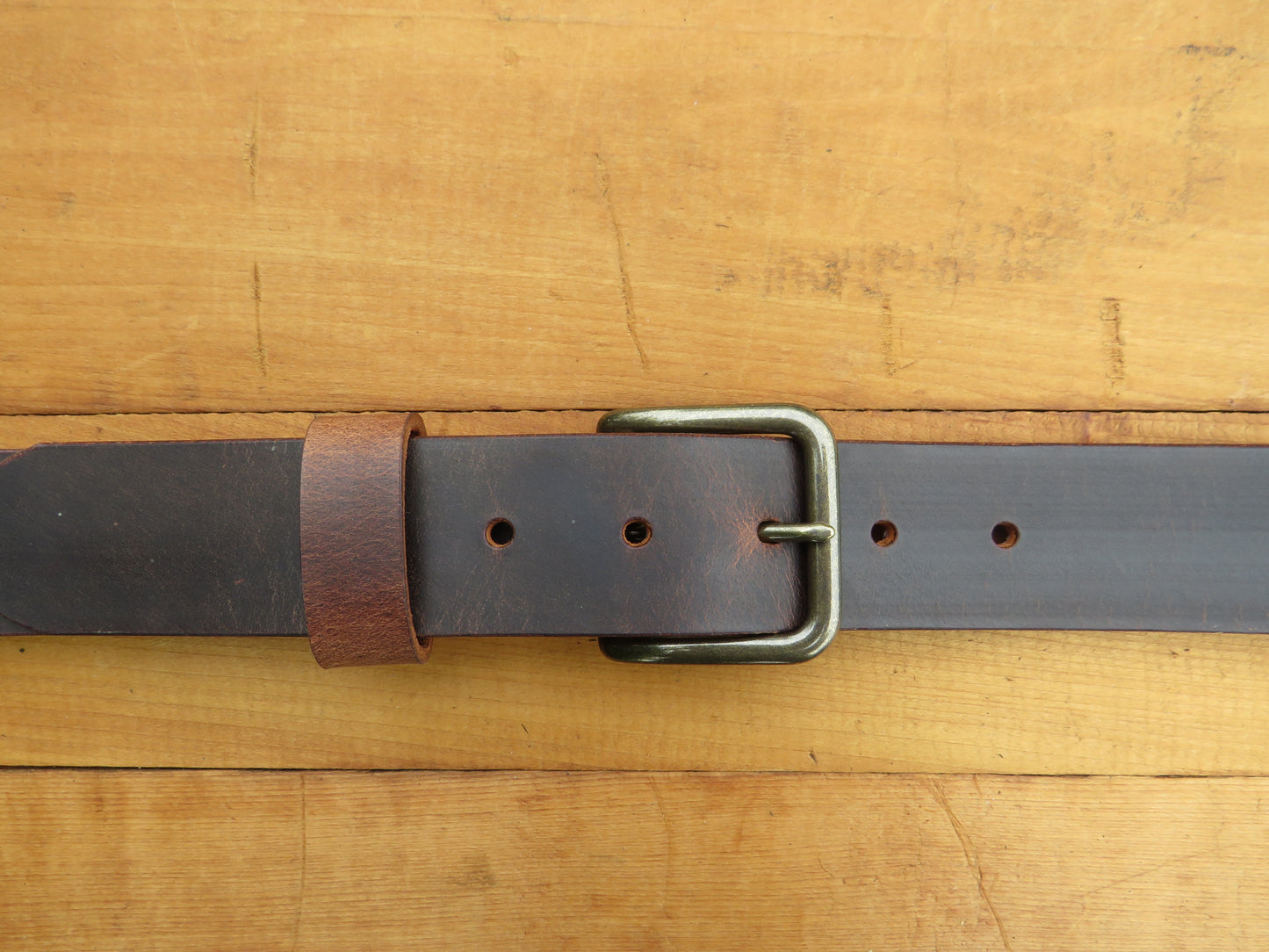 1 1/2"  Custom Handmade Crazy Horse or Classic Black Leather Belt