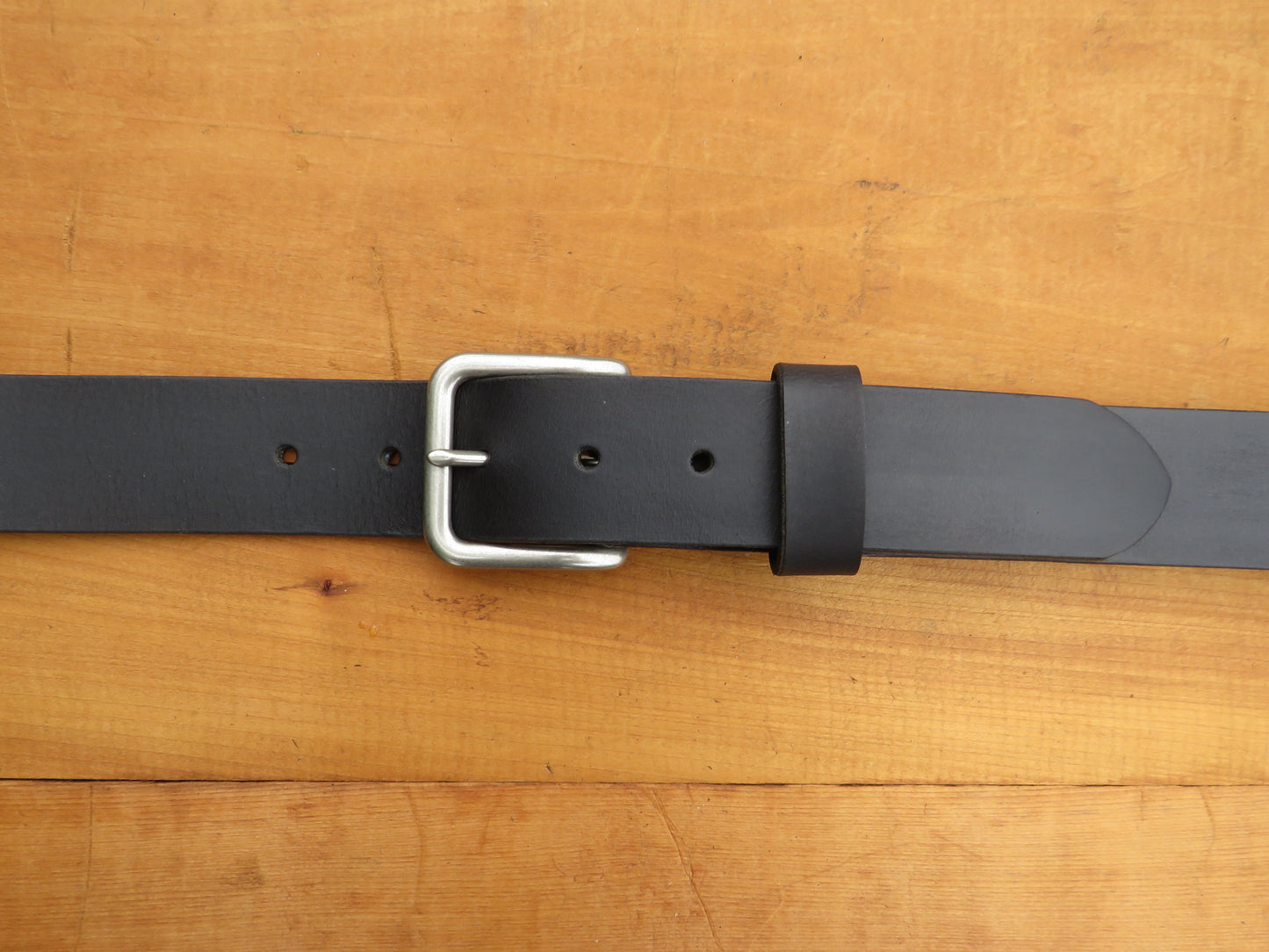 1 1/2"  Custom Handmade Crazy Horse or Classic Black Leather Belt