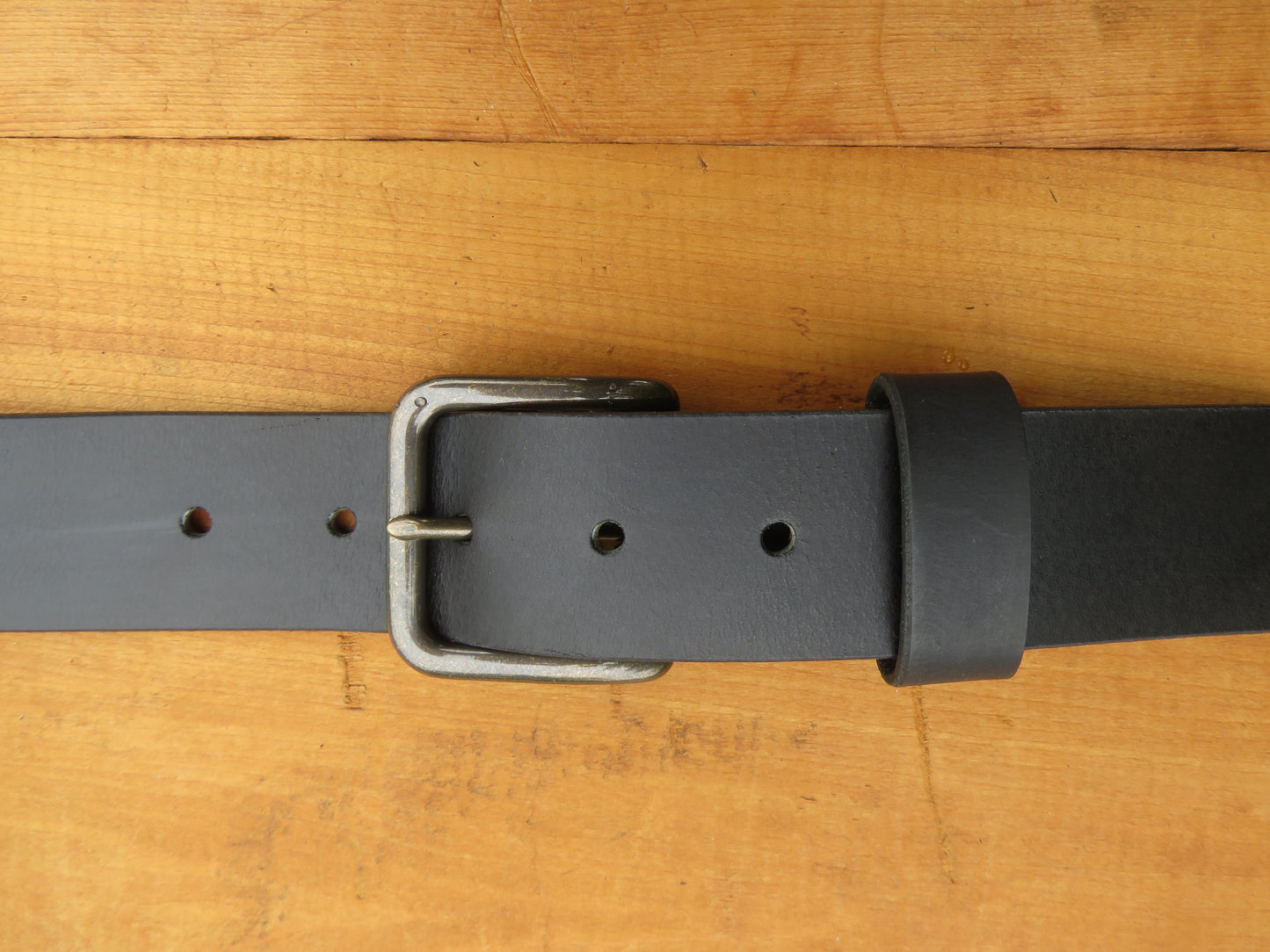 1 1/2"  Custom Handmade Crazy Horse or Classic Black Leather Belt