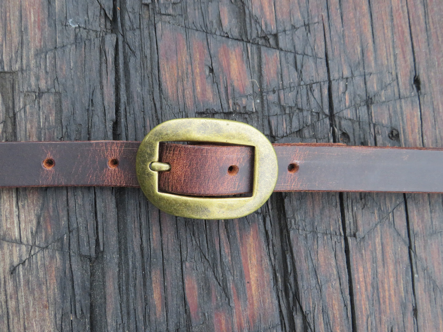 3/4" wide Crazy Horse brown or Black Leather belt - Made in USA