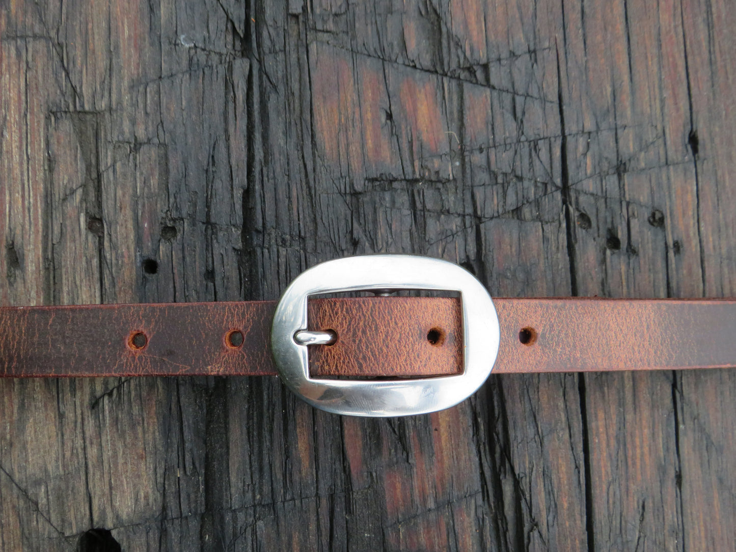 3/4" wide Crazy Horse brown or Black Leather belt - Made in USA