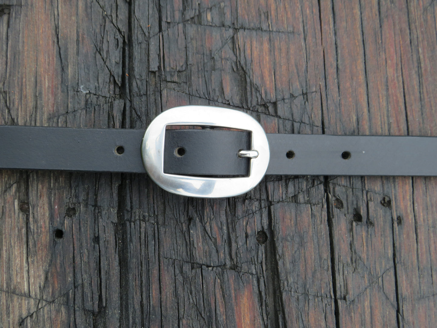 3/4" wide Crazy Horse brown or Black Leather belt - Made in USA