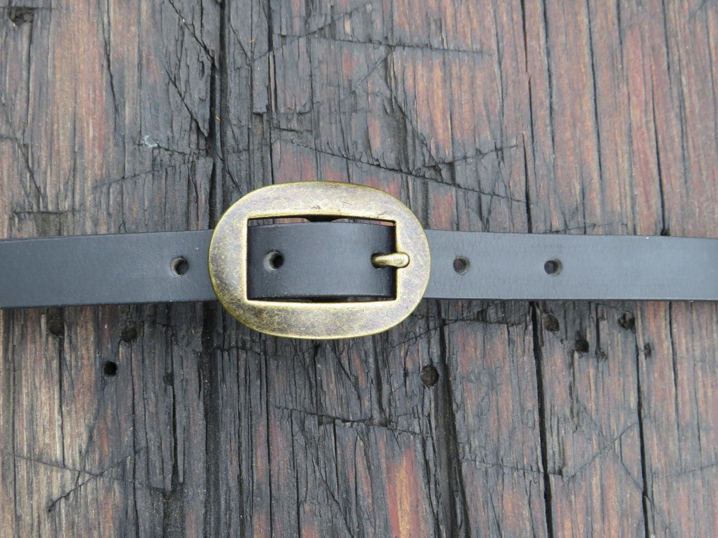 3/4" wide Crazy Horse brown or Black Leather belt - Made in USA