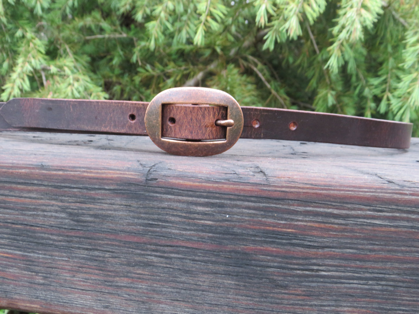 3/4" wide Crazy Horse brown or Black Leather belt - Made in USA