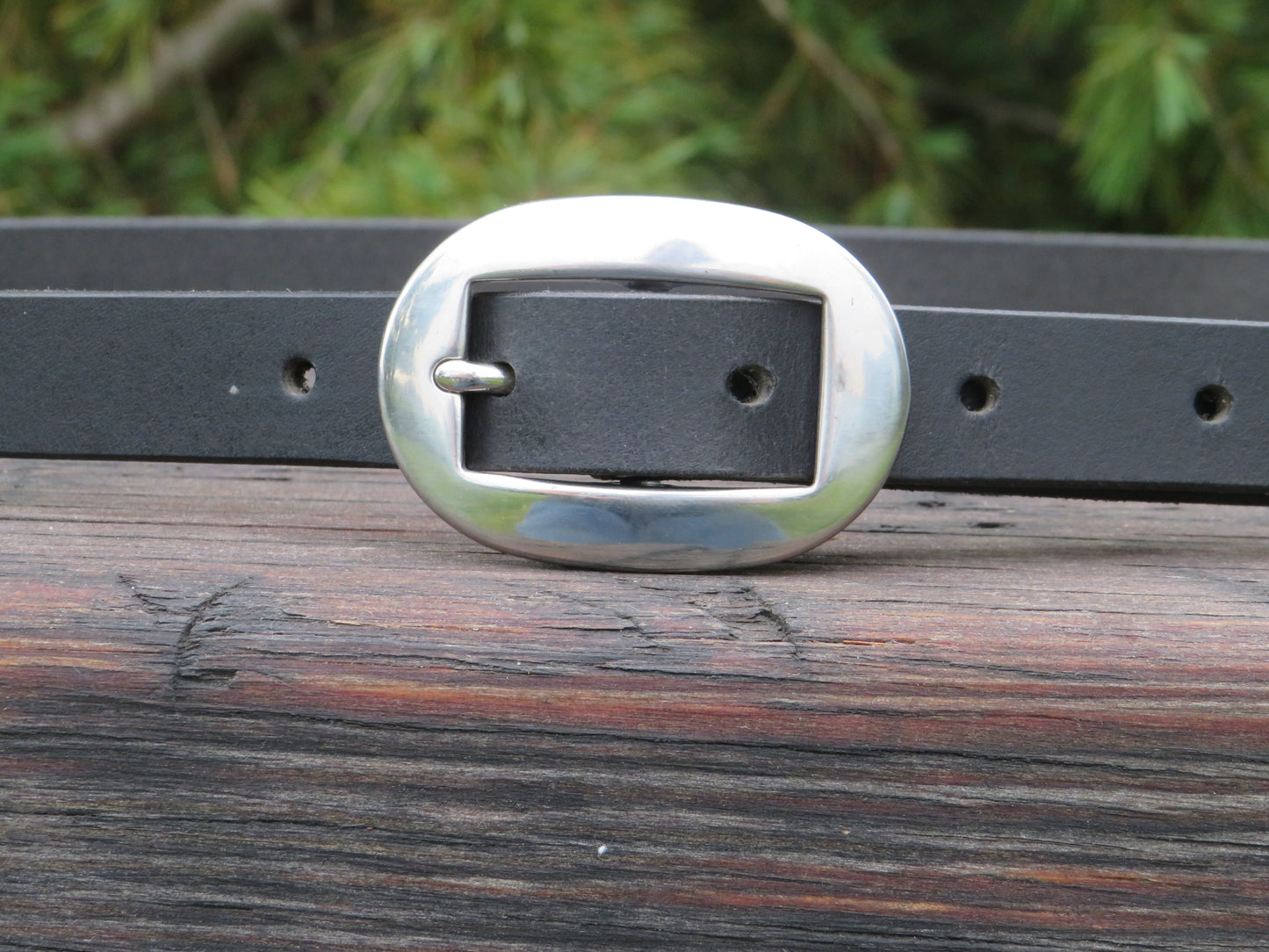 3/4" wide Crazy Horse brown or Black Leather belt - Made in USA