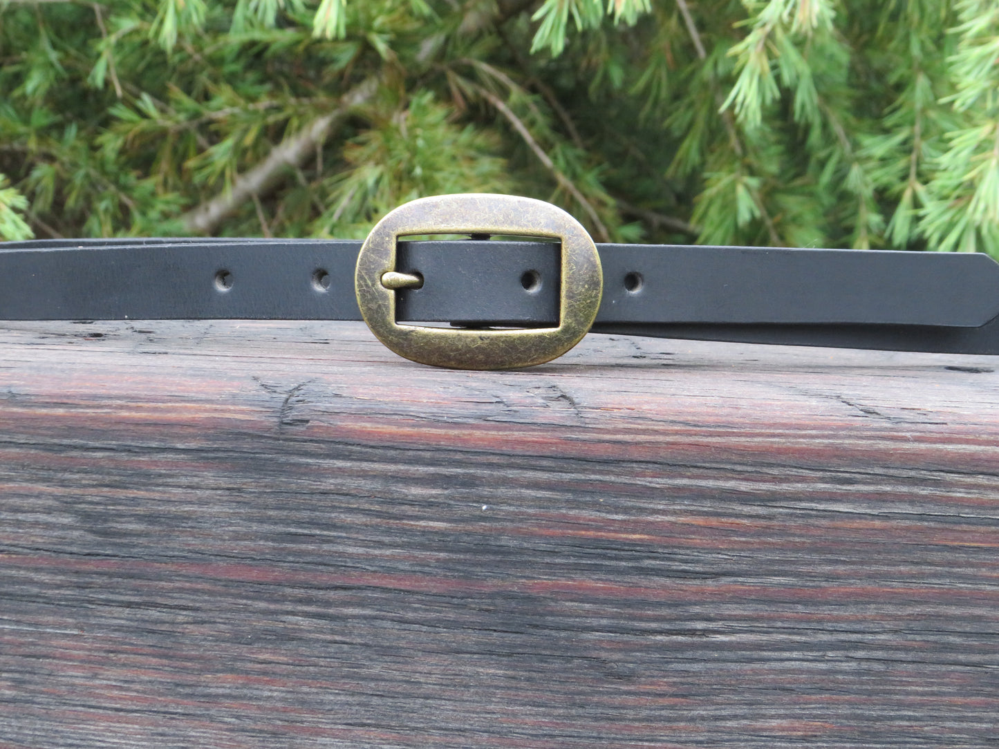 3/4" wide Crazy Horse brown or Black Leather belt - Made in USA