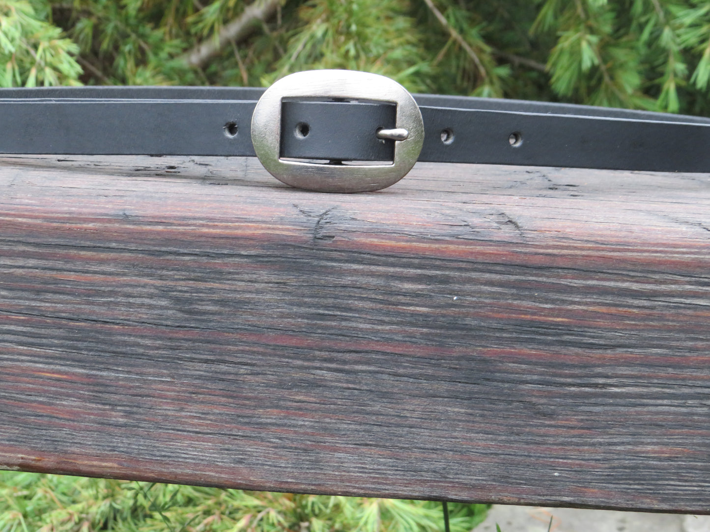 3/4" wide Crazy Horse brown or Black Leather belt - Made in USA