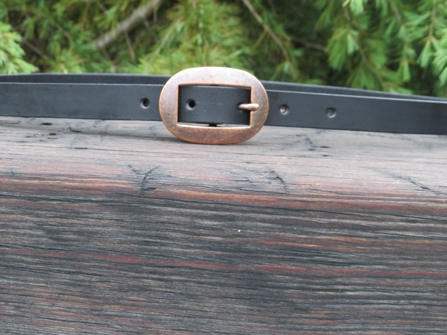 3/4" wide Crazy Horse brown or Black Leather belt - Made in USA