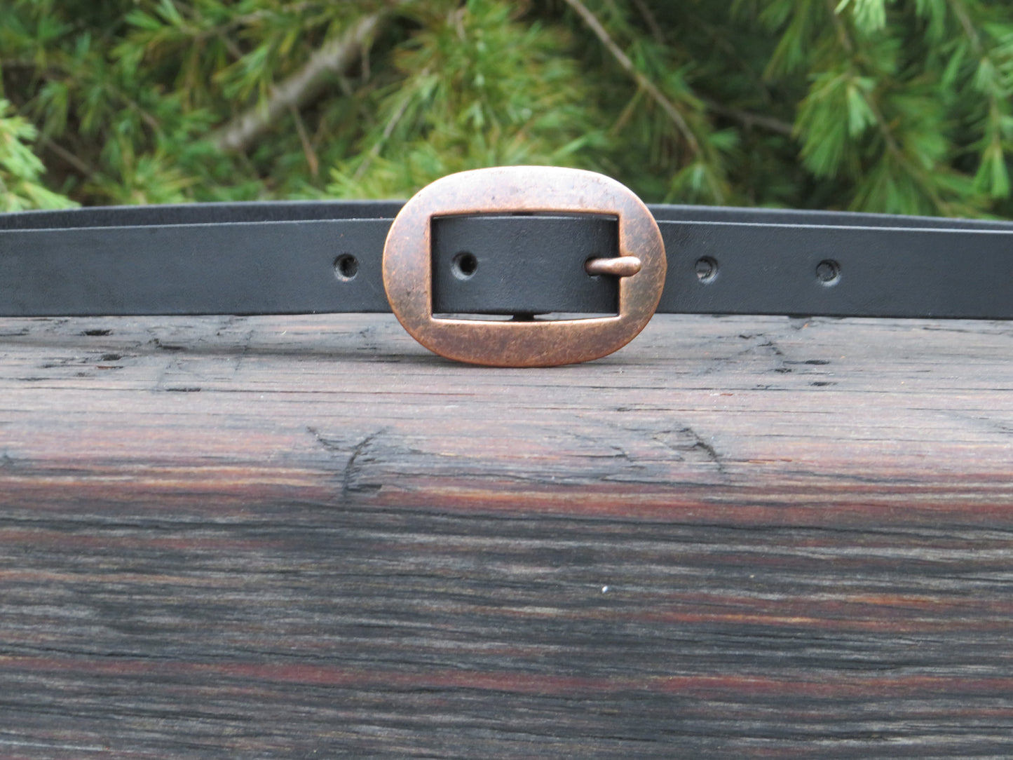 3/4" wide Crazy Horse brown or Black Leather belt - Made in USA