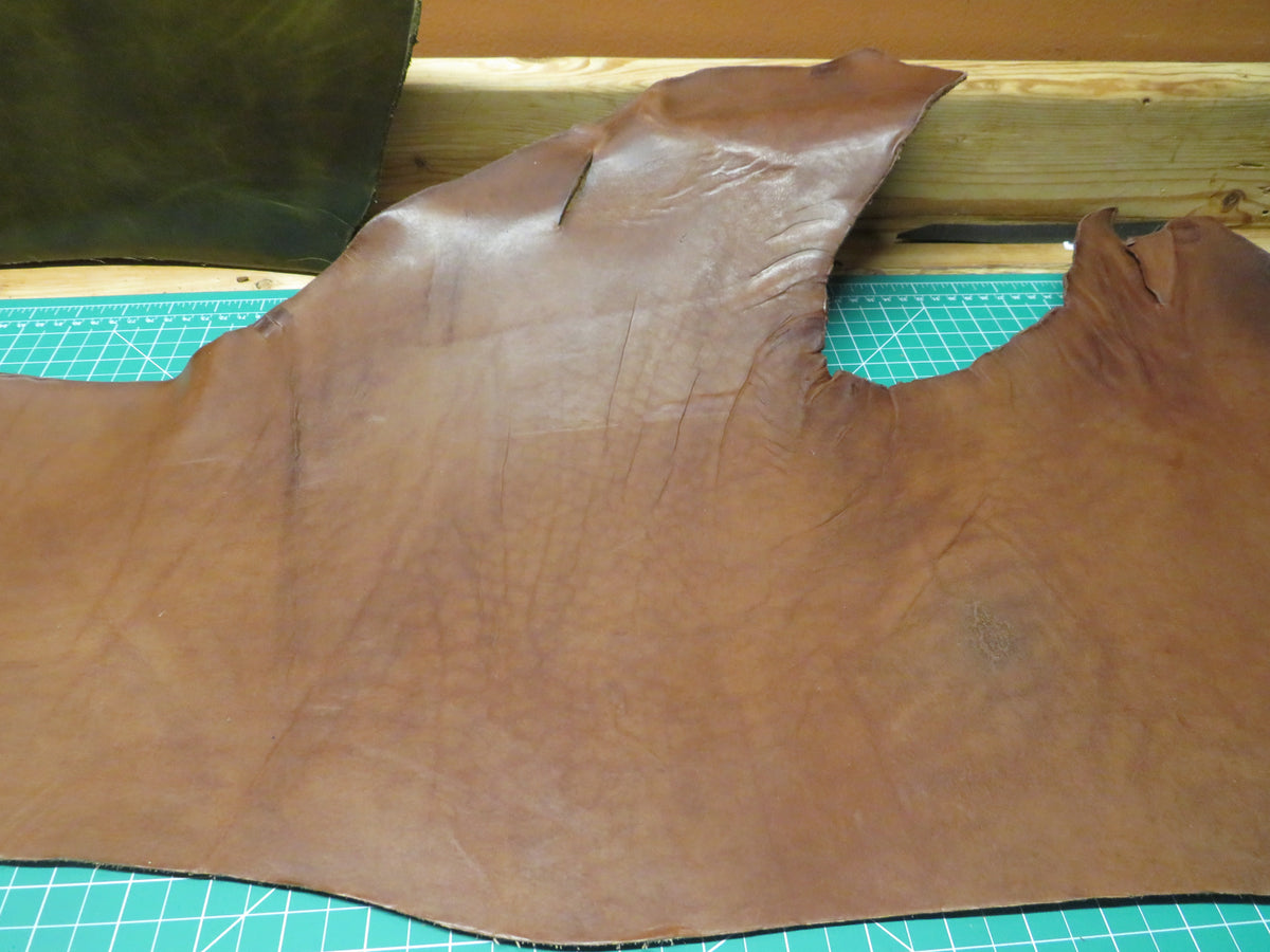 3 pieces of veg tanned leather 72 inches long
