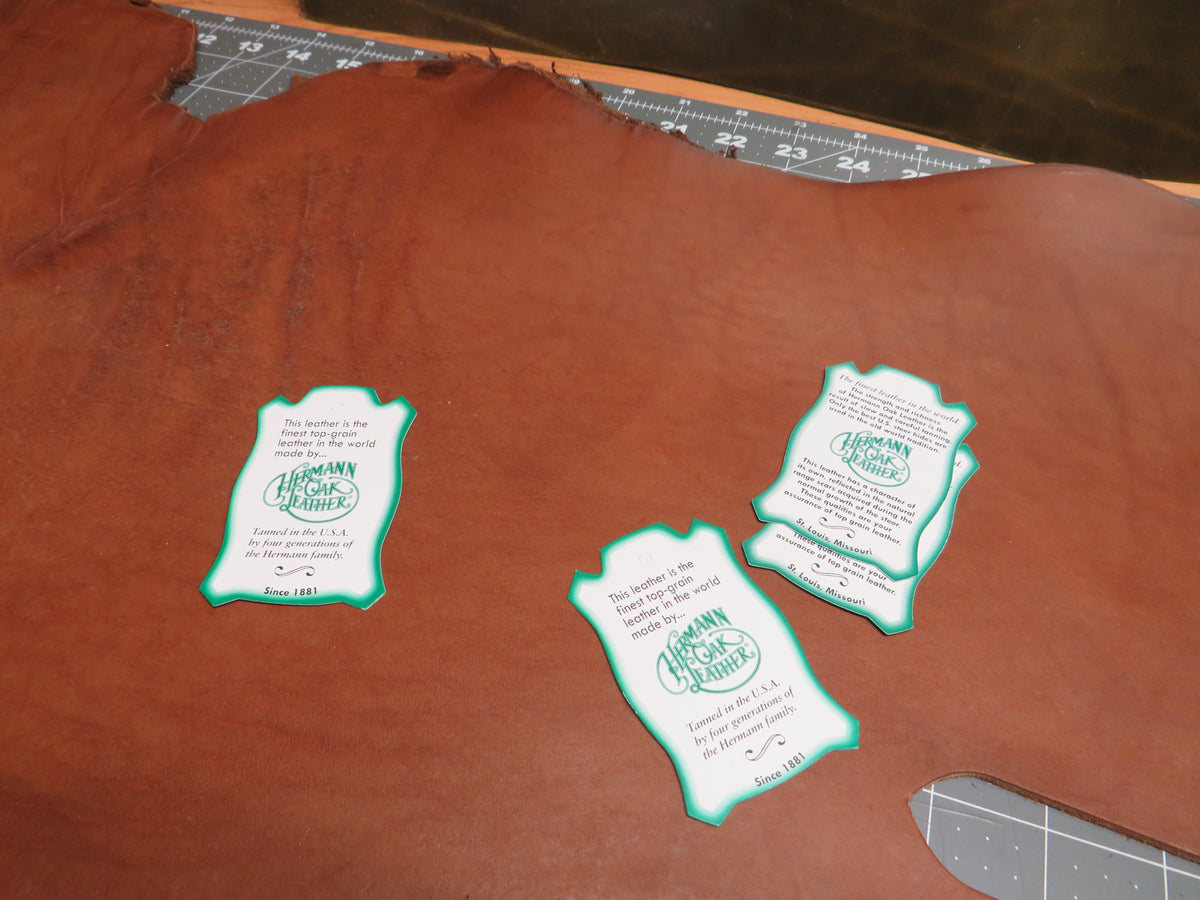 3 pieces of veg tanned leather 72 inches long