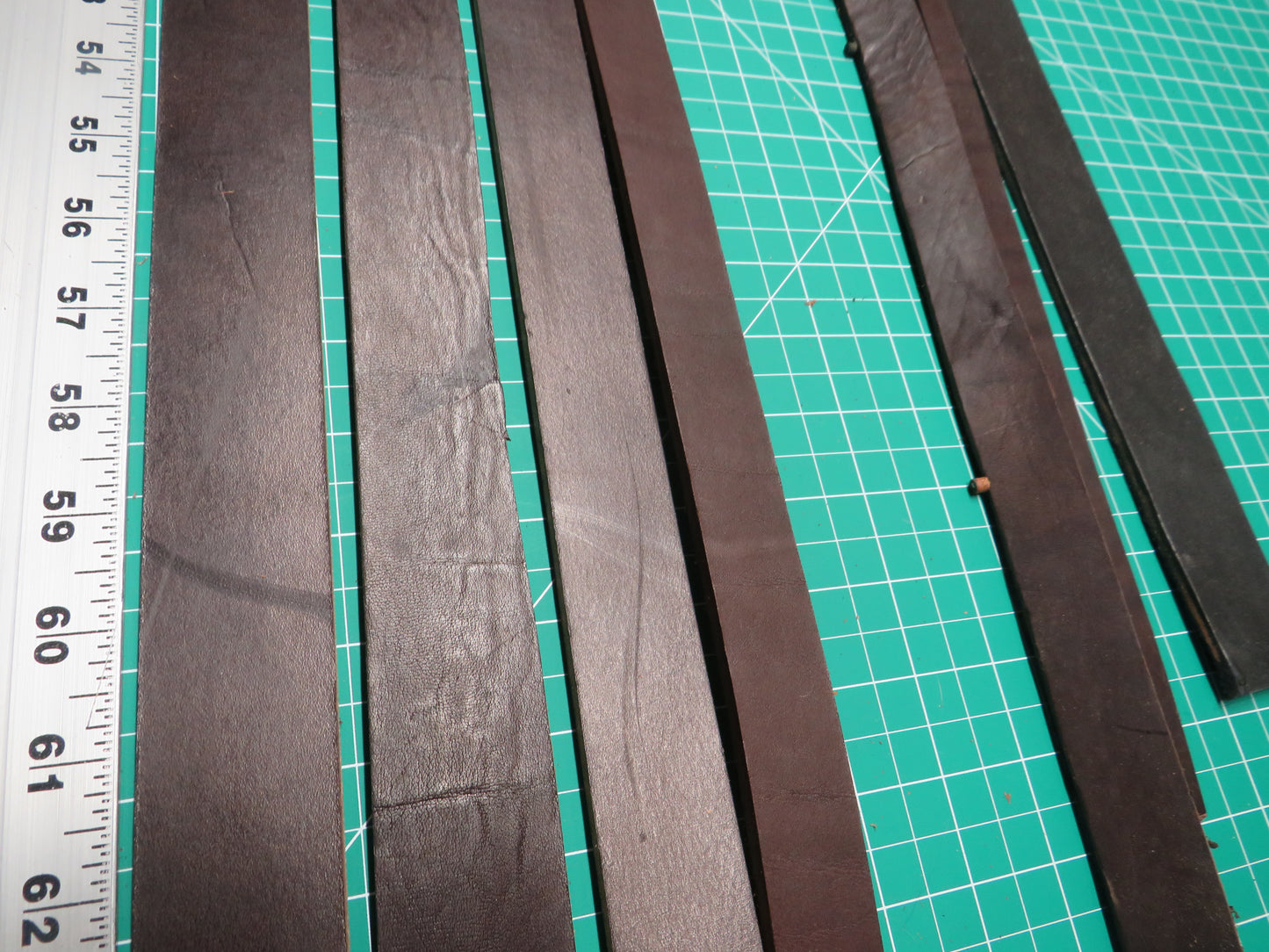 5 pounds of veg tanned leather straps