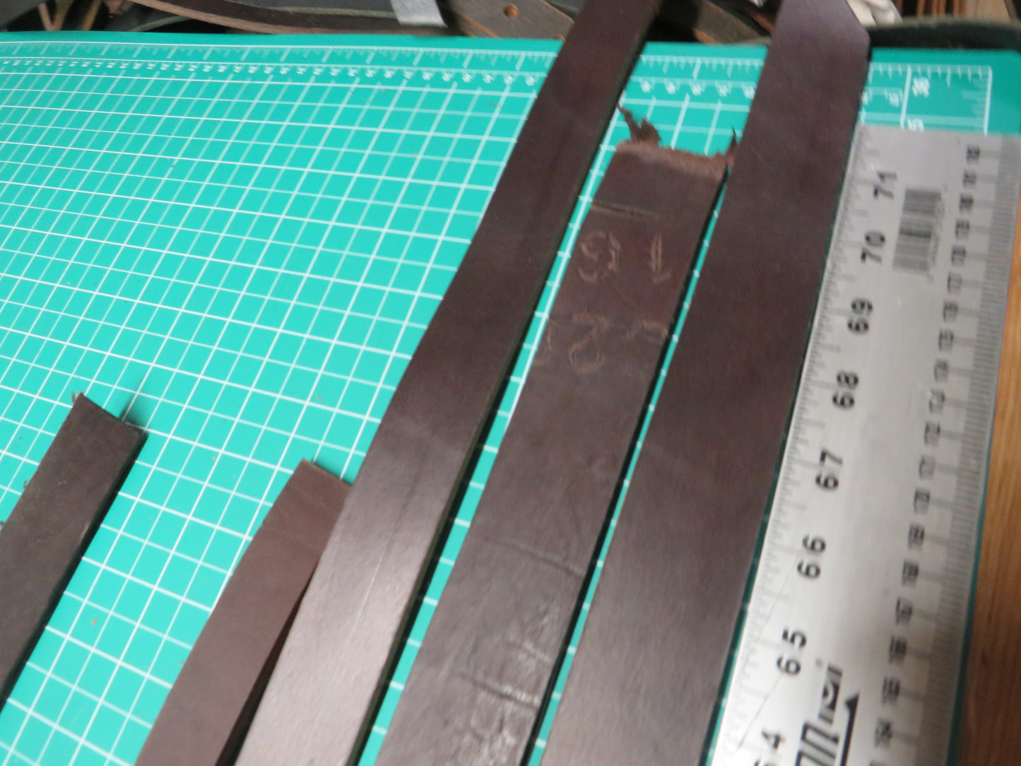 5 pounds of veg tanned leather straps